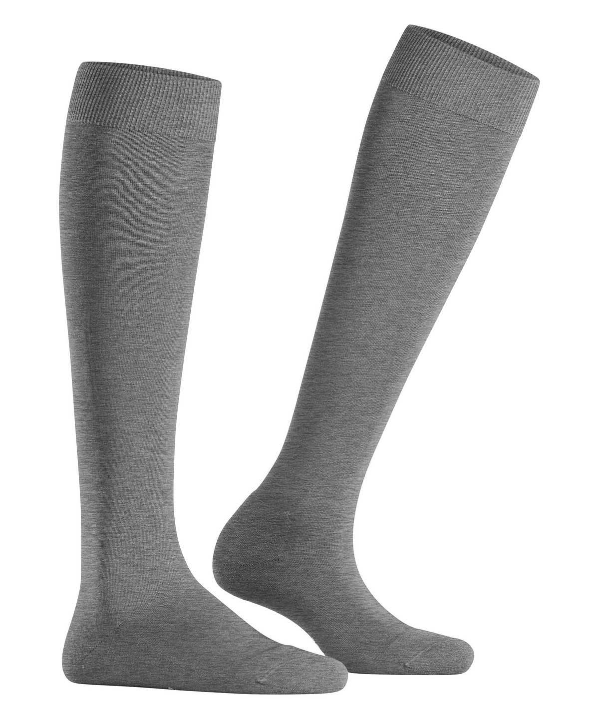 Falke ClimaWool Knee-high Socks Socken Damen Grau | 7819043-VG