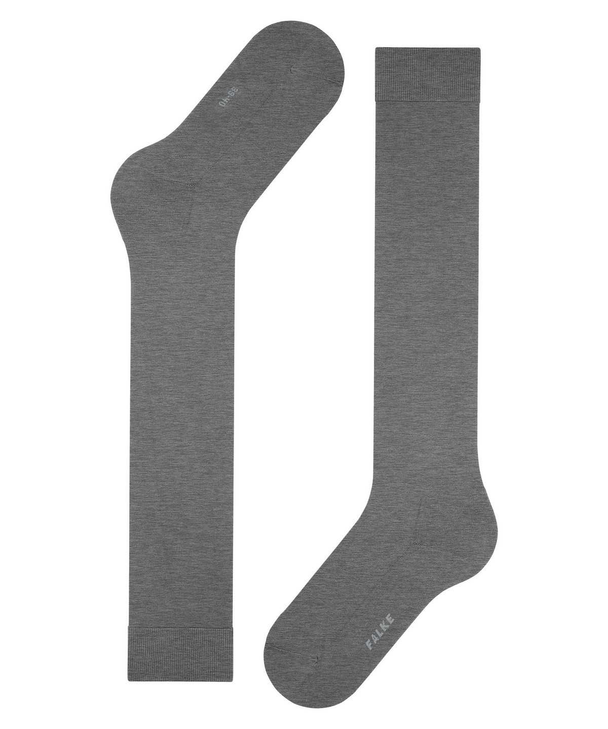 Falke ClimaWool Knee-high Socks Socken Damen Grau | 7819043-VG