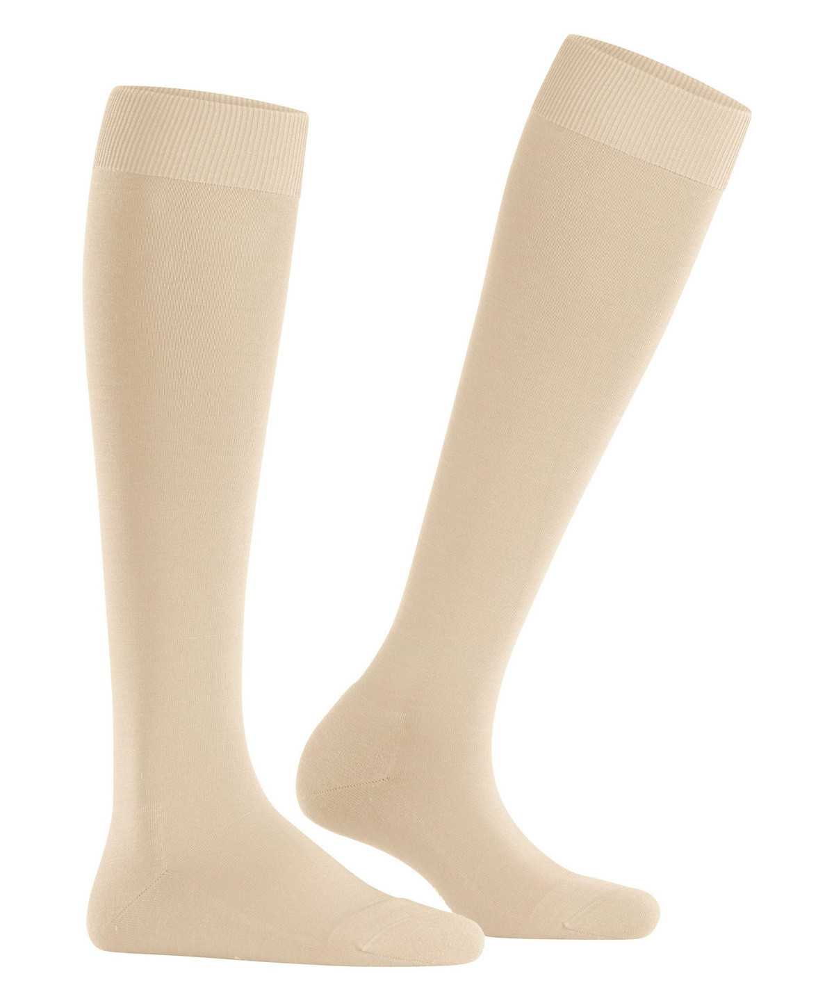 Falke ClimaWool Knee-high Socks Socken Damen Beige | 7984651-YL