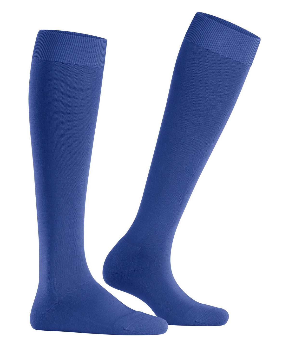 Falke ClimaWool Knee-high Socks Socken Damen Blau | 4629150-TO