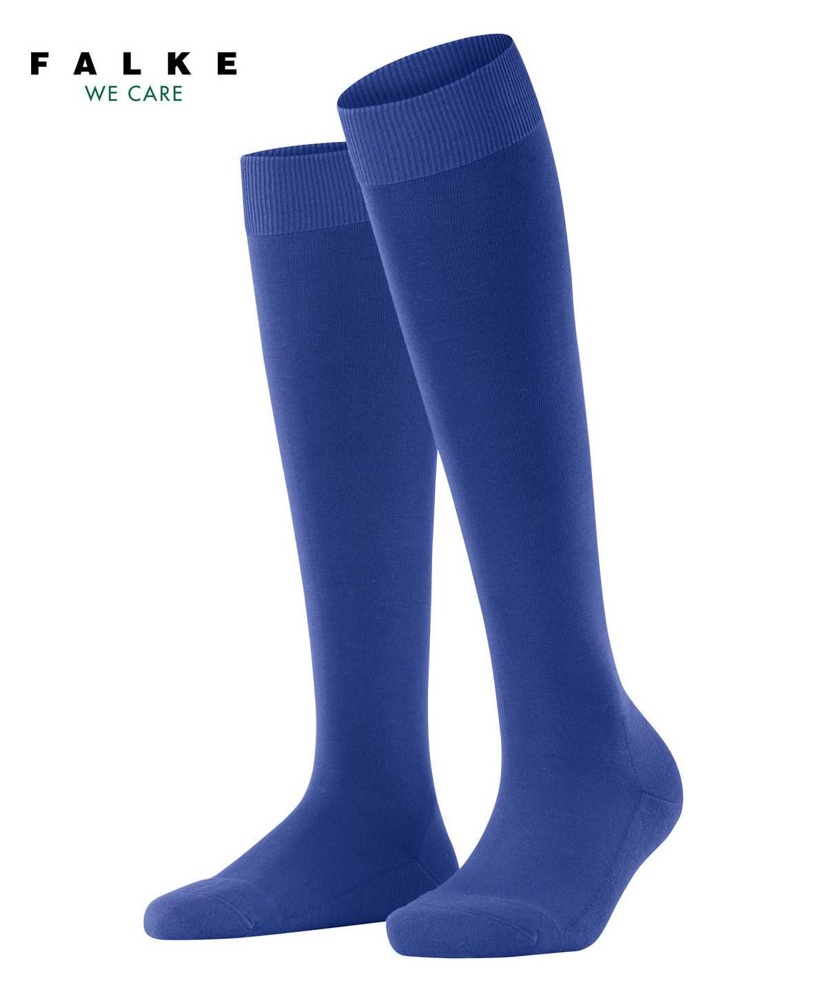 Falke ClimaWool Knee-high Socks Socken Damen Blau | 4629150-TO