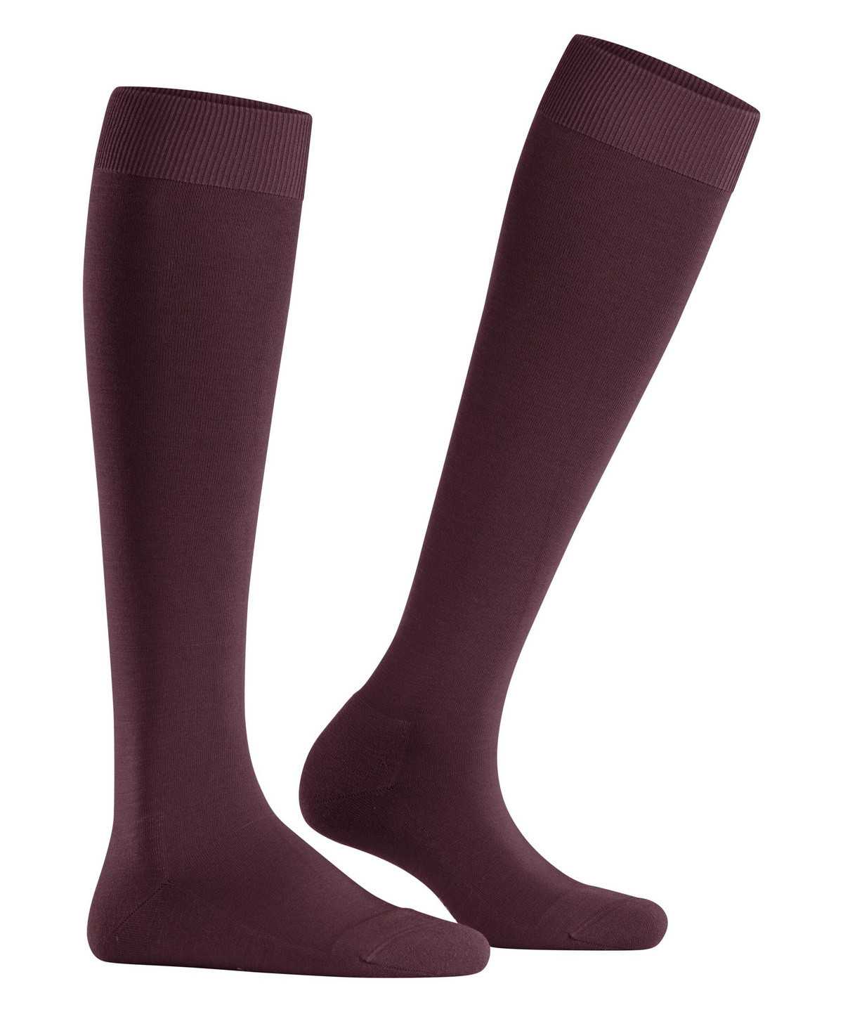 Falke ClimaWool Knee-high Socks Socken Damen Rot | 4572968-SY