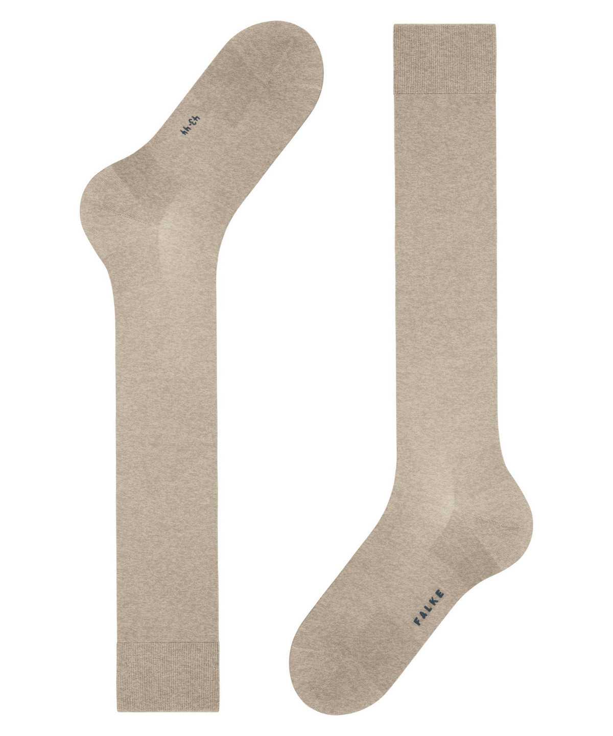 Falke ClimaWool Knee-high Socks Socken Herren Beige | 7134596-CJ