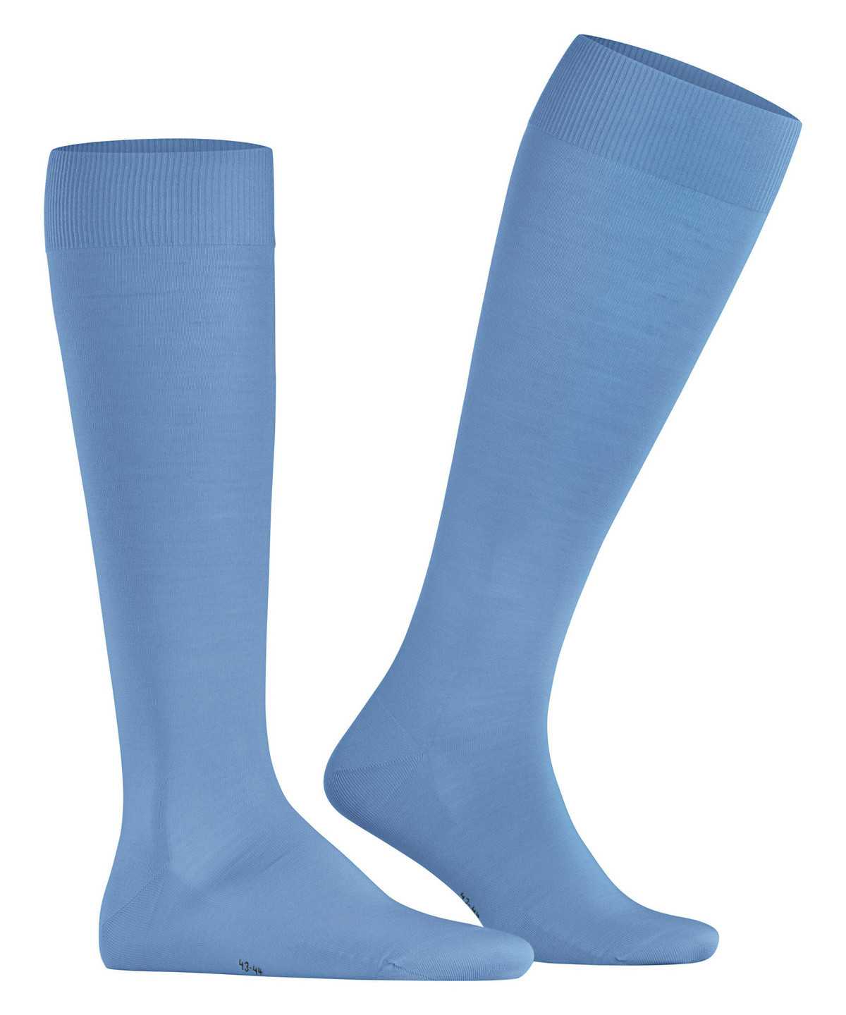 Falke ClimaWool Knee-high Socks Socken Herren Blau | 8690457-VZ