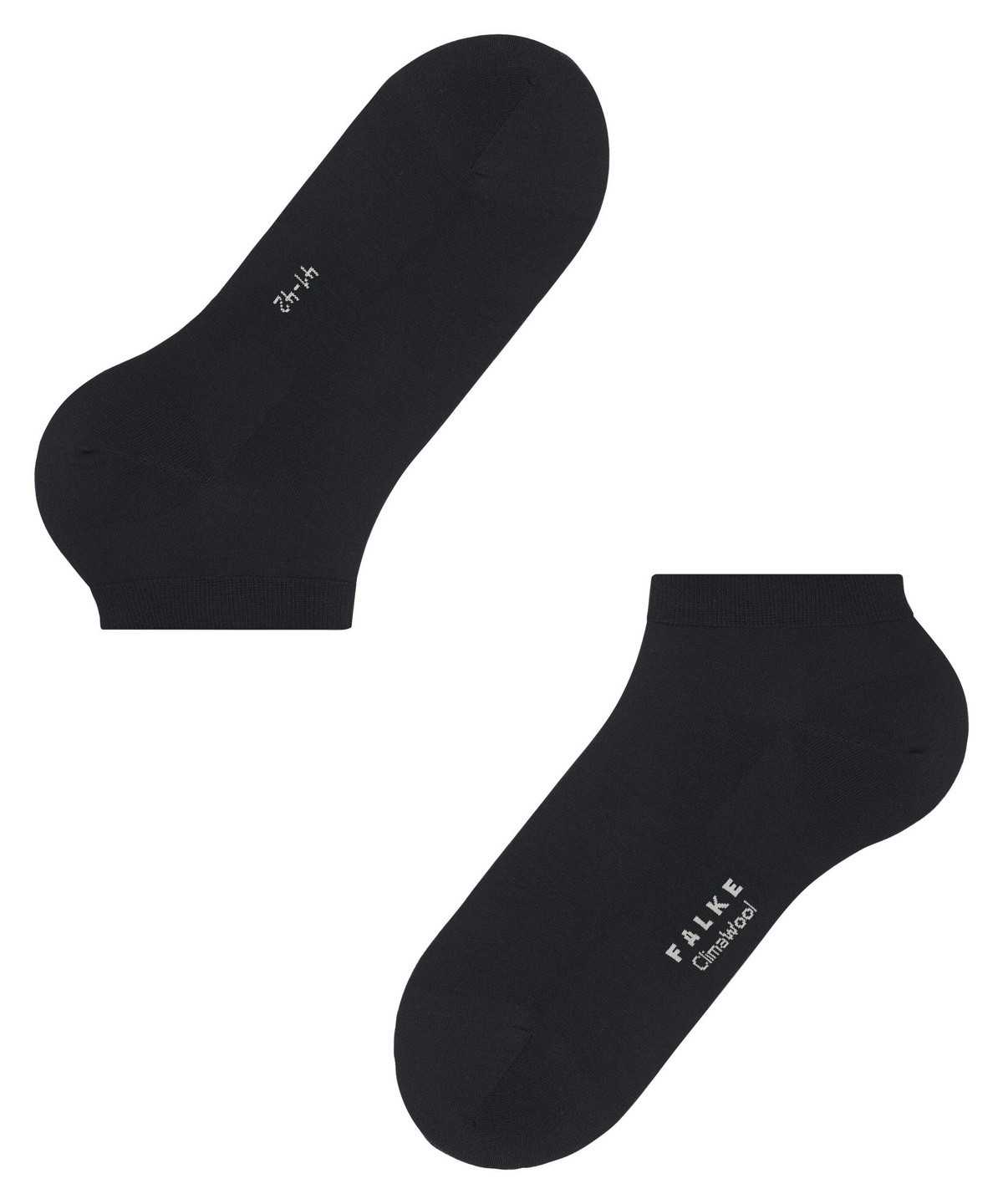 Falke ClimaWool Sneaker socks Socken Herren Schwarz | 8635219-EM