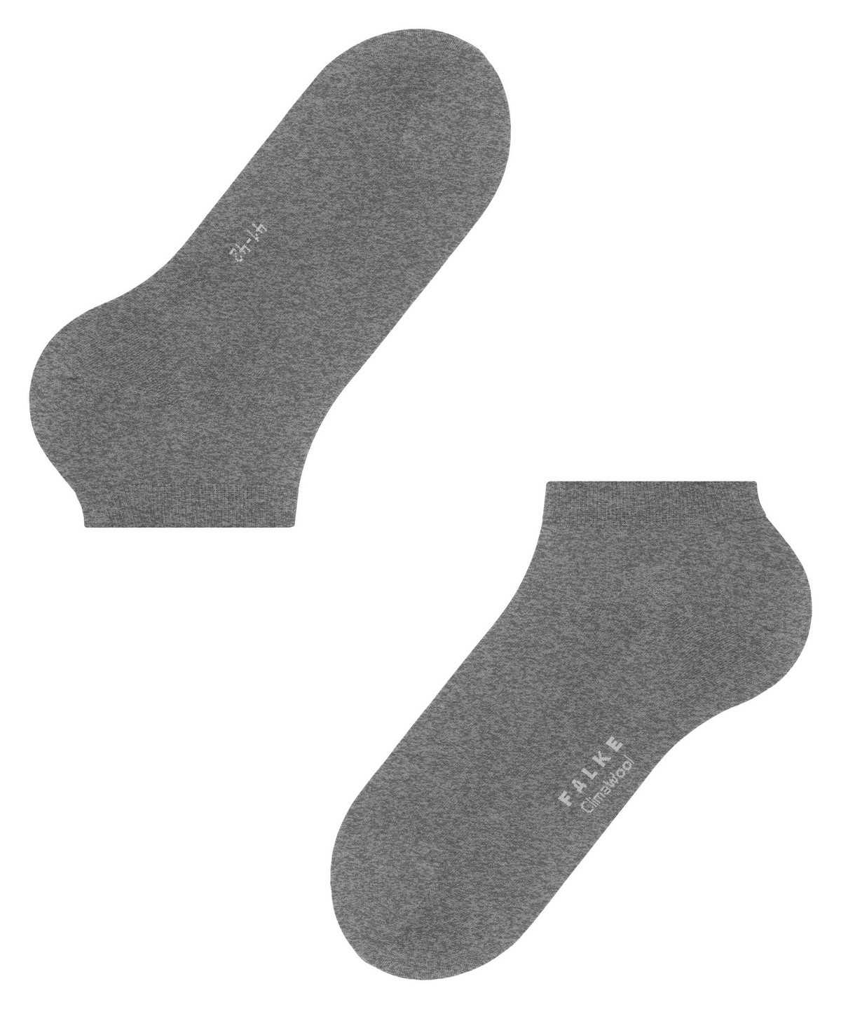 Falke ClimaWool Sneaker socks Socken Herren Grau | 2761094-BO