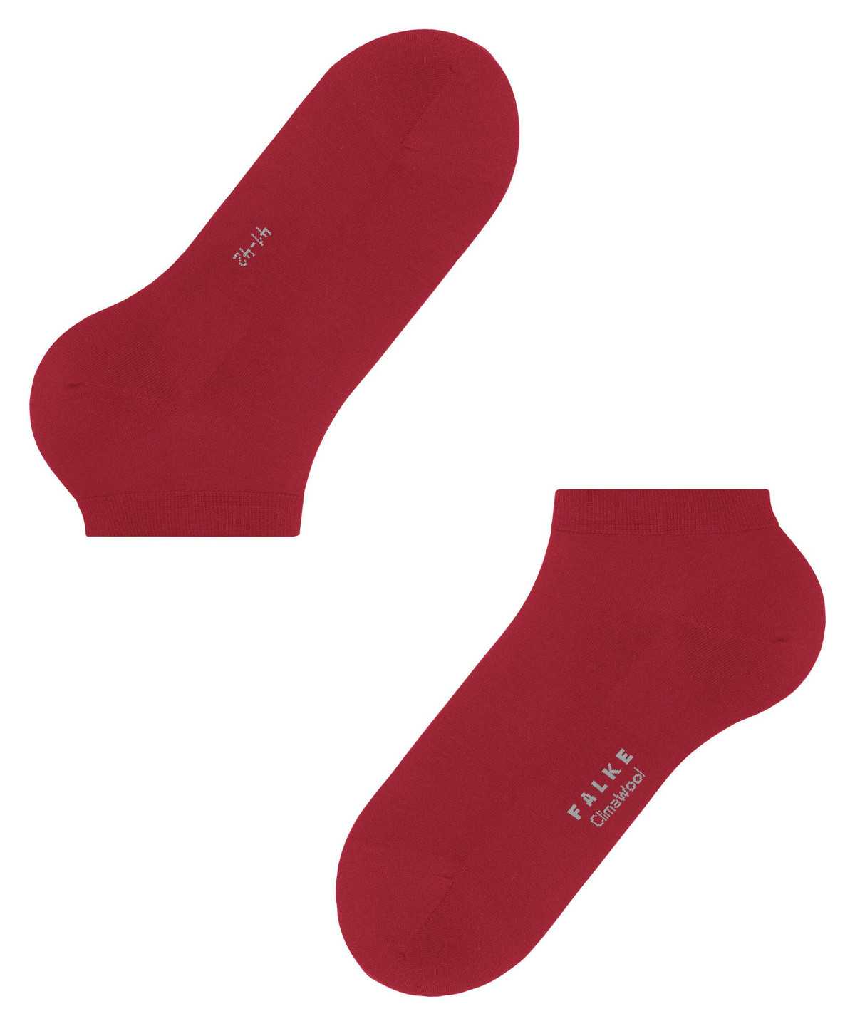 Falke ClimaWool Sneaker socks Socken Herren Rot | 8237094-GA