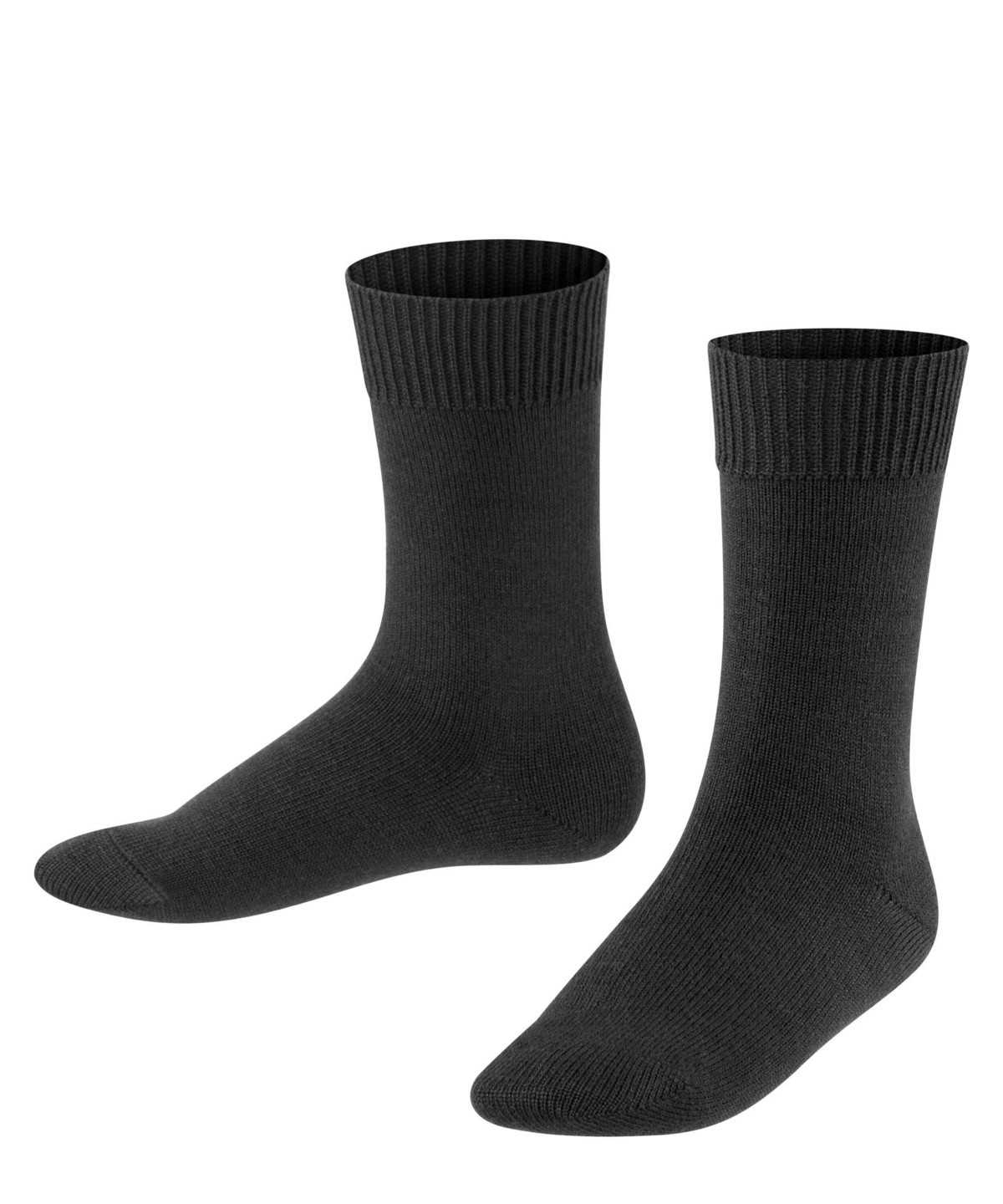 Falke Comfort Wool Socks Socken Kinder Schwarz | 4358269-MH