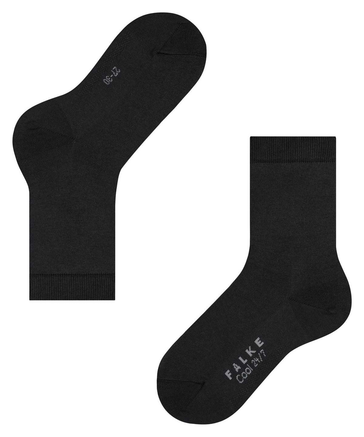 Falke Cool 24/7 Socks Socken Kinder Schwarz | 3857629-RZ