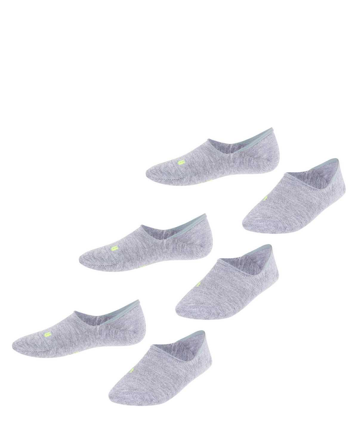 Falke Cool Kick 3-Pack Invisibles No Show Socks Kinder Grau | 7125364-VN