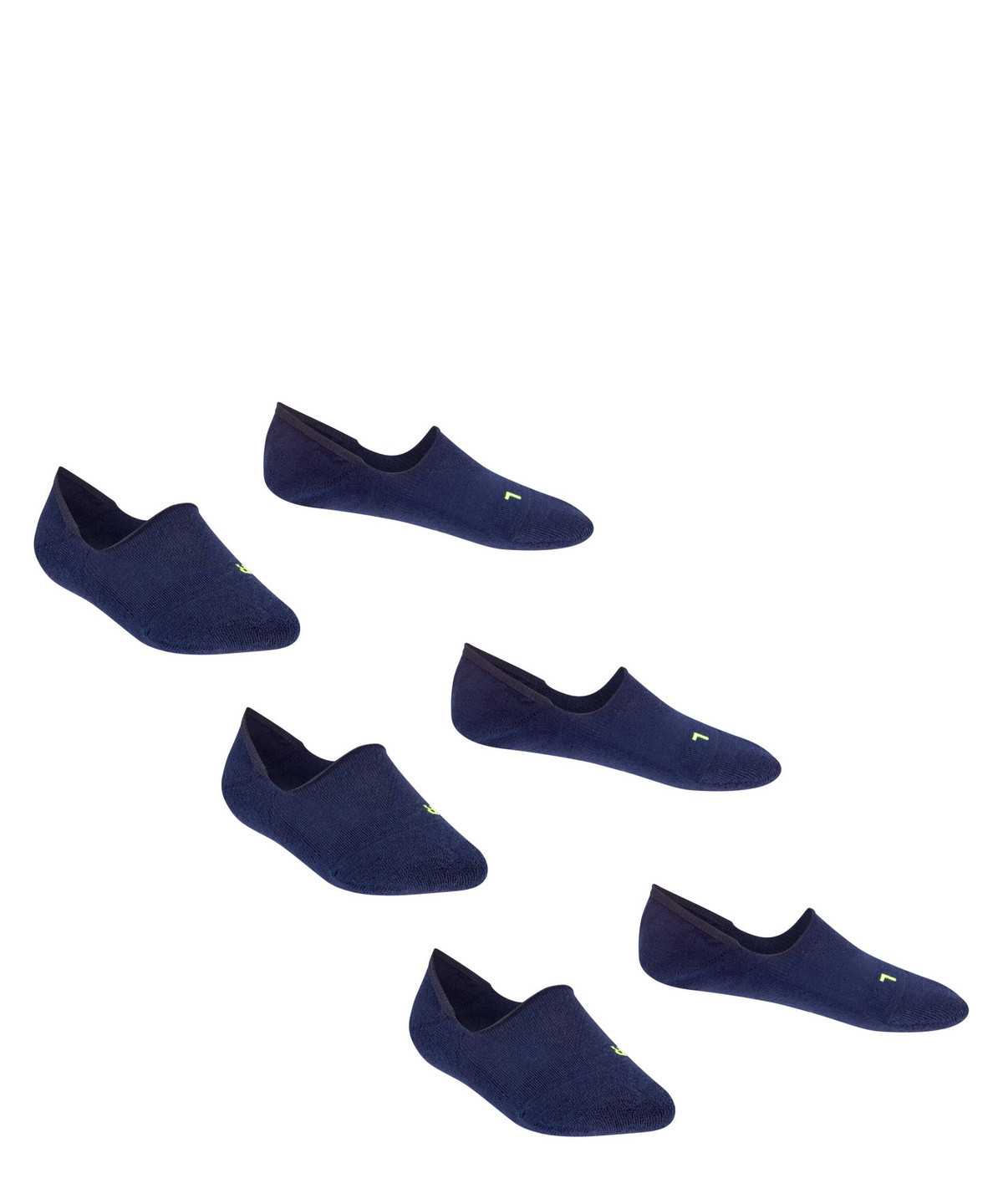 Falke Cool Kick 3-Pack Invisibles No Show Socks Kinder Blau | 0924615-SV