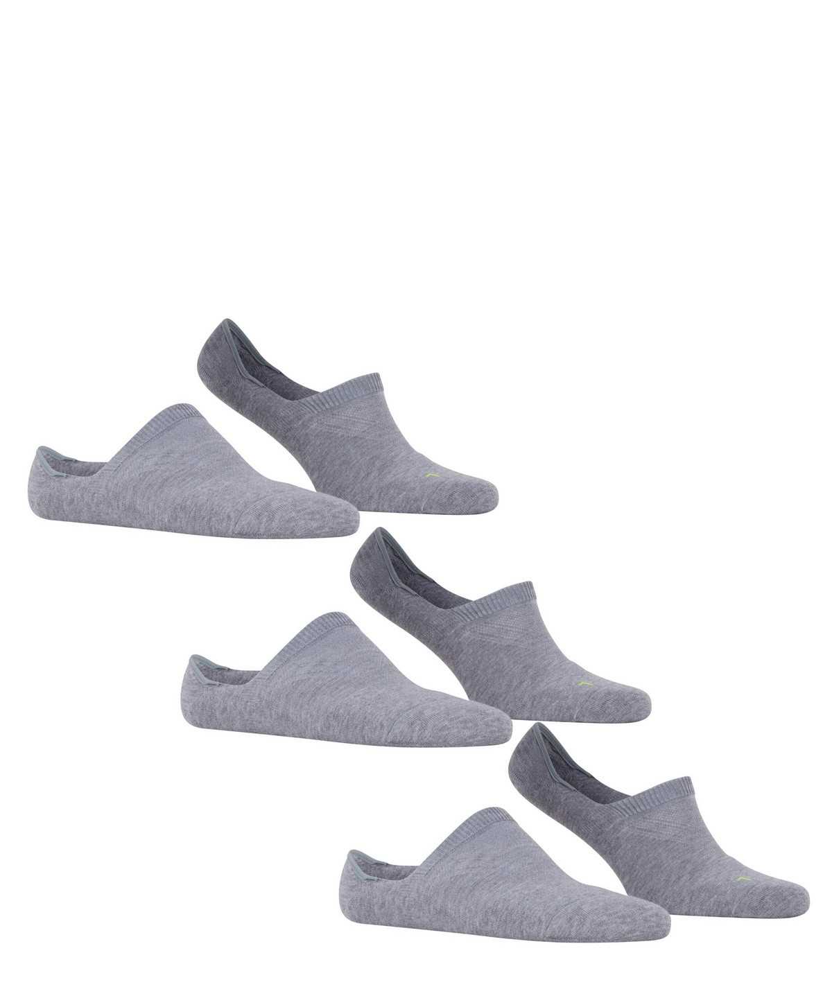 Falke Cool Kick 3-Pack Invisibles No Show Socks Damen Grau | 3940261-DI