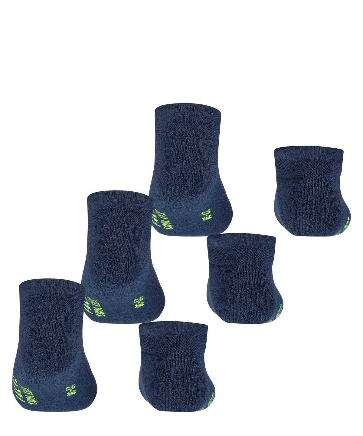 Falke Cool Kick 3-Pack Sneaker Socks Socken Kinder Blau | 9647302-XW