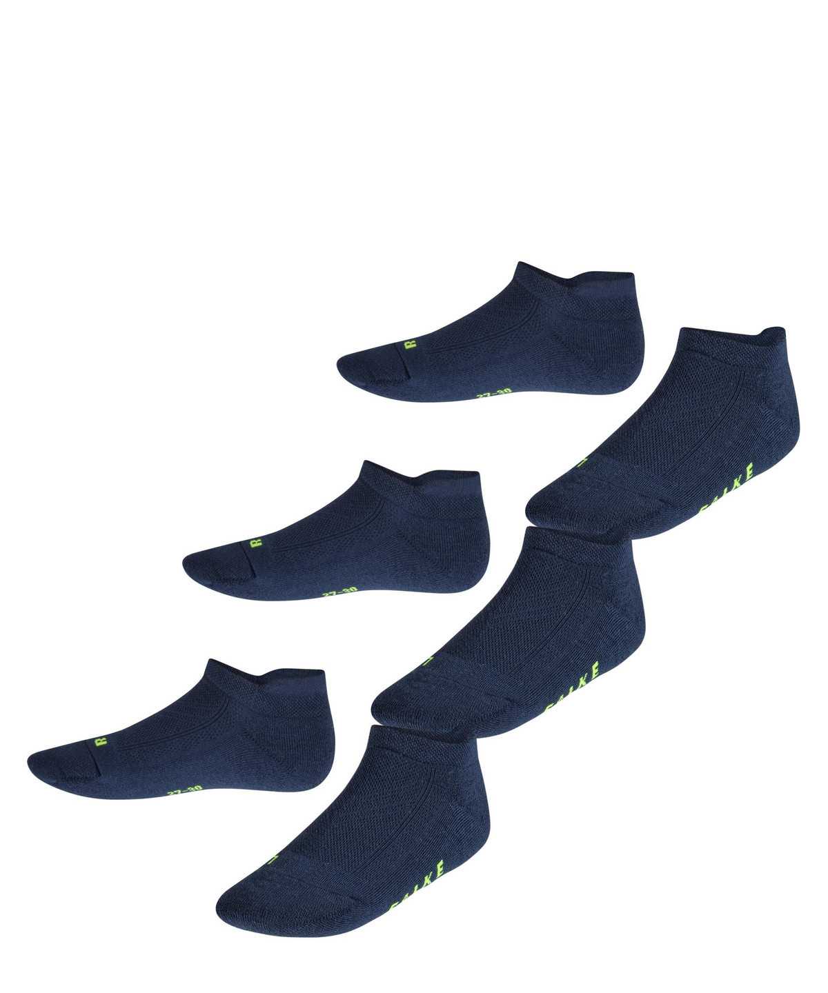 Falke Cool Kick 3-Pack Sneaker Socks Socken Kinder Blau | 9647302-XW