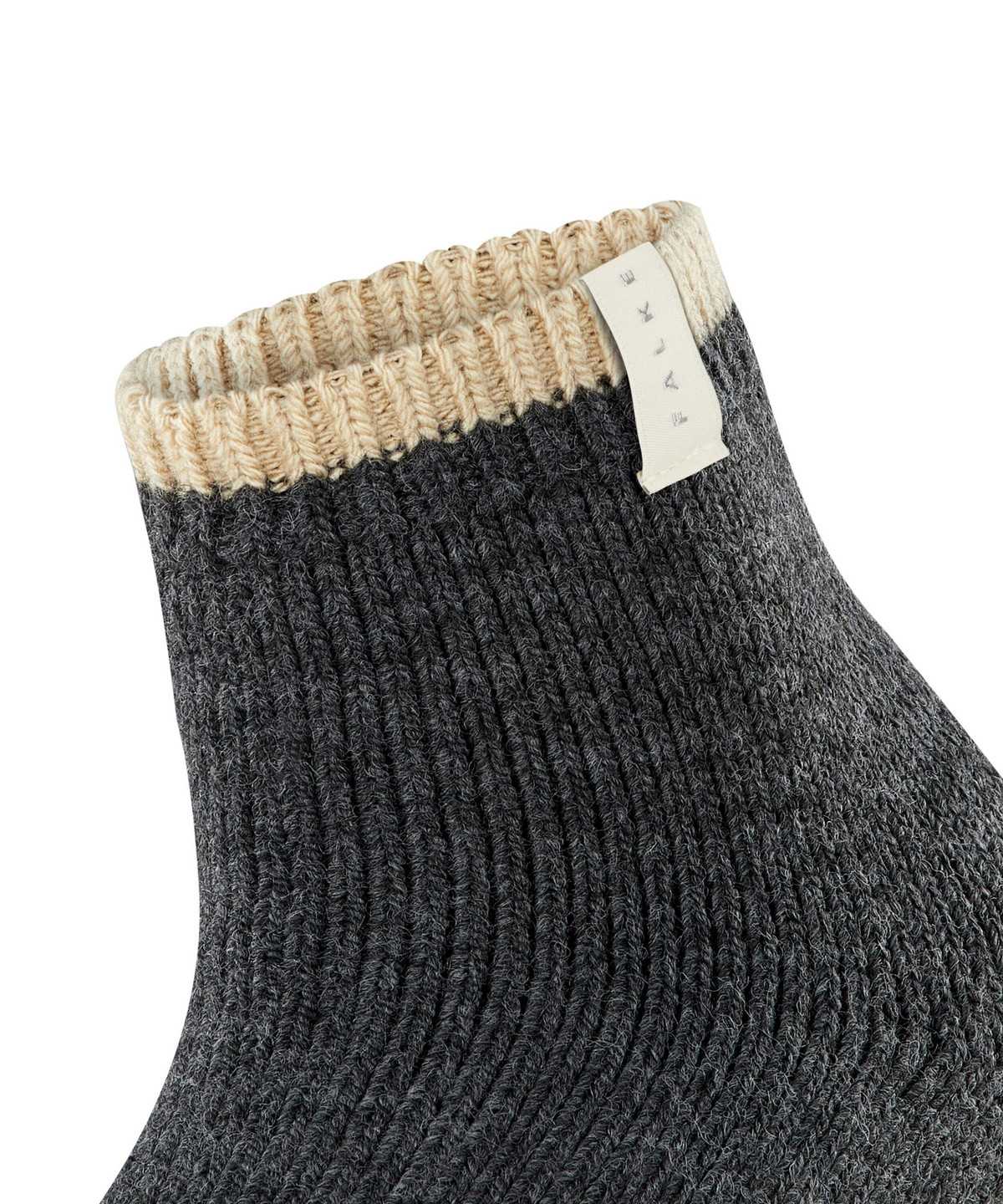 Falke Cosy Plush Short sock Socken Damen Grau | 0548961-ND