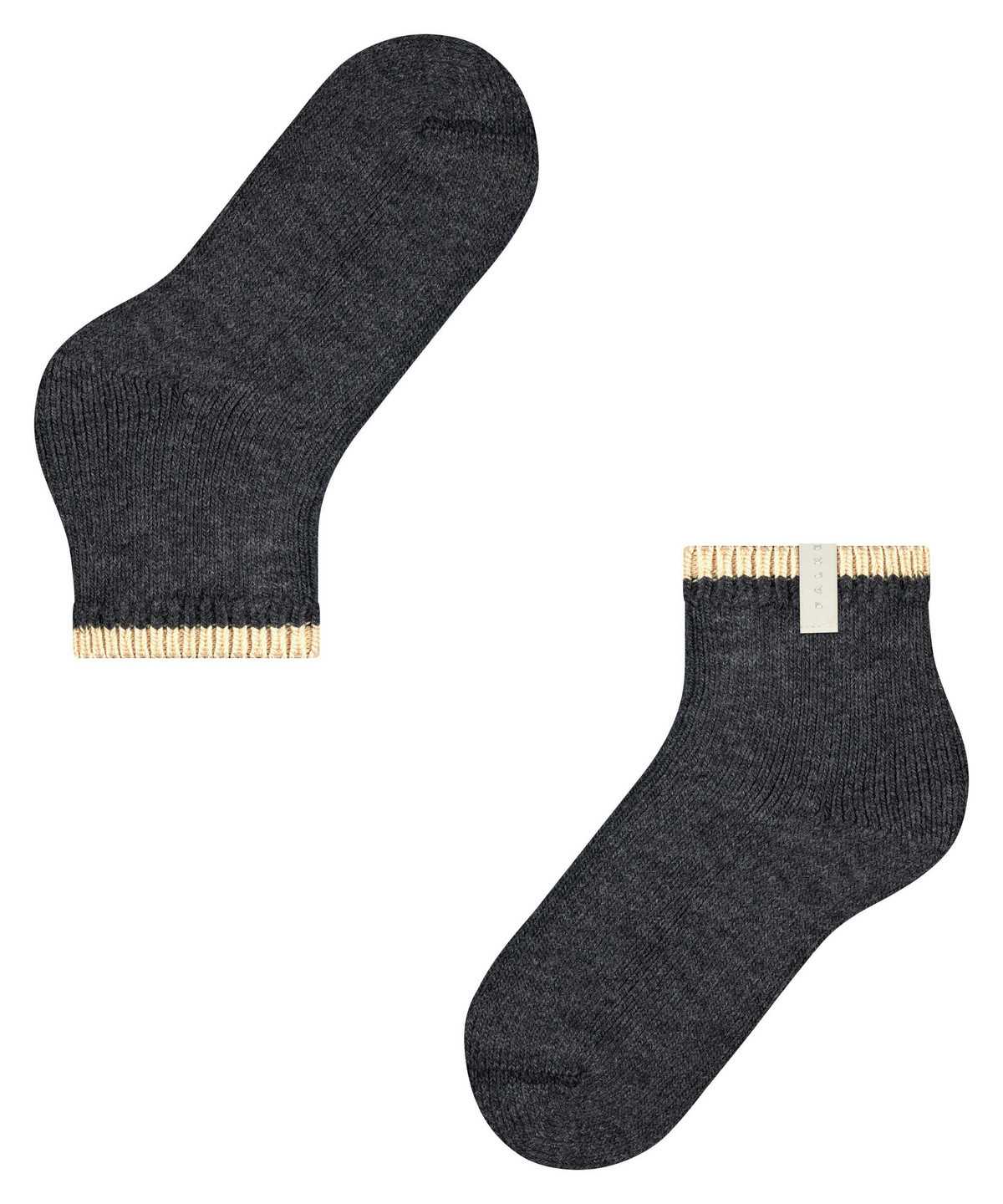 Falke Cosy Plush Short sock Socken Damen Grau | 0548961-ND