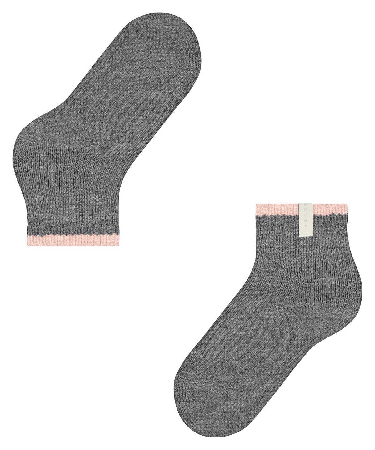 Falke Cosy Plush Short sock Socken Damen Grau | 8751934-BL