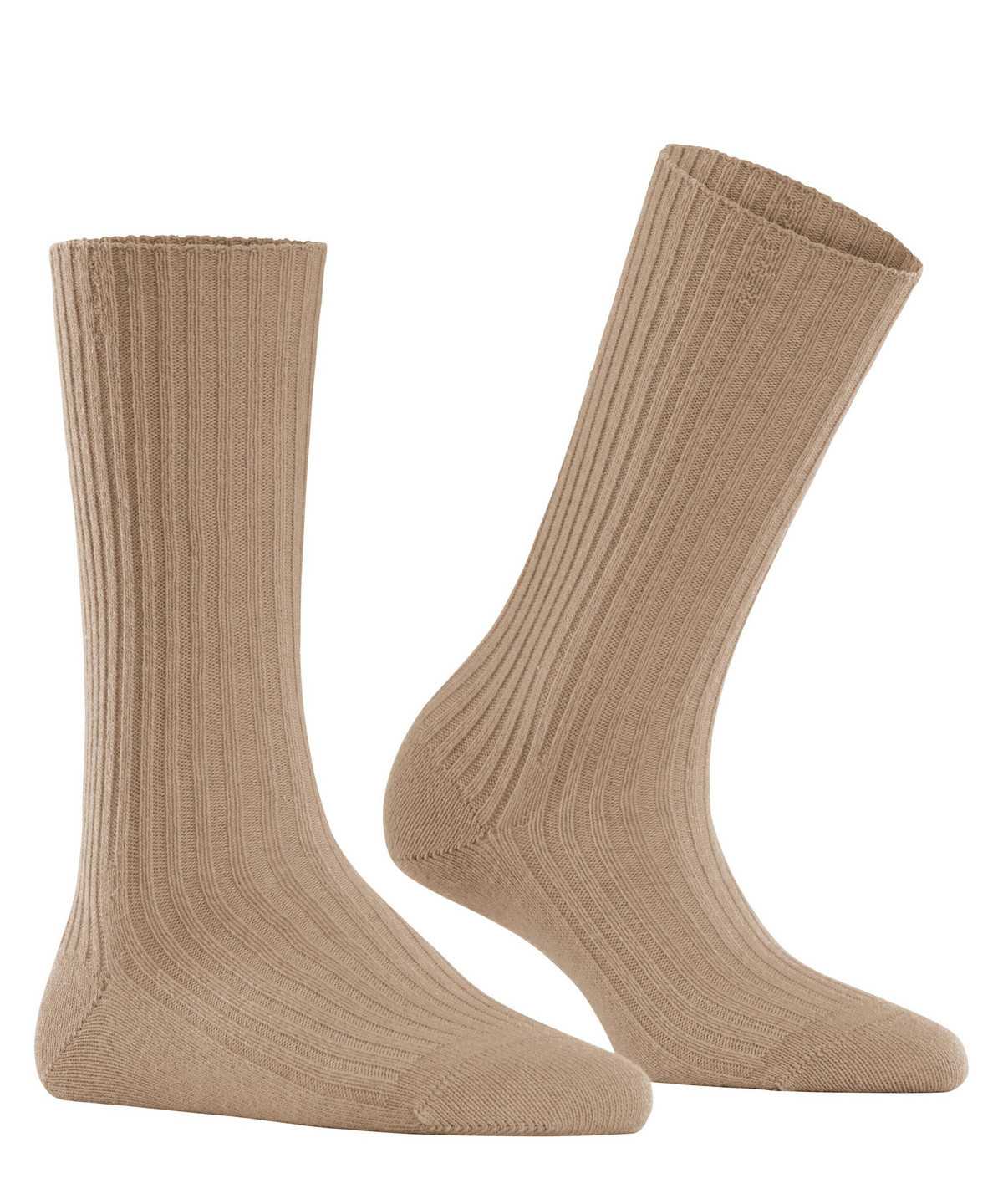 Falke Cosy Wool Boot Socks Socken Damen Braun | 7904823-CO