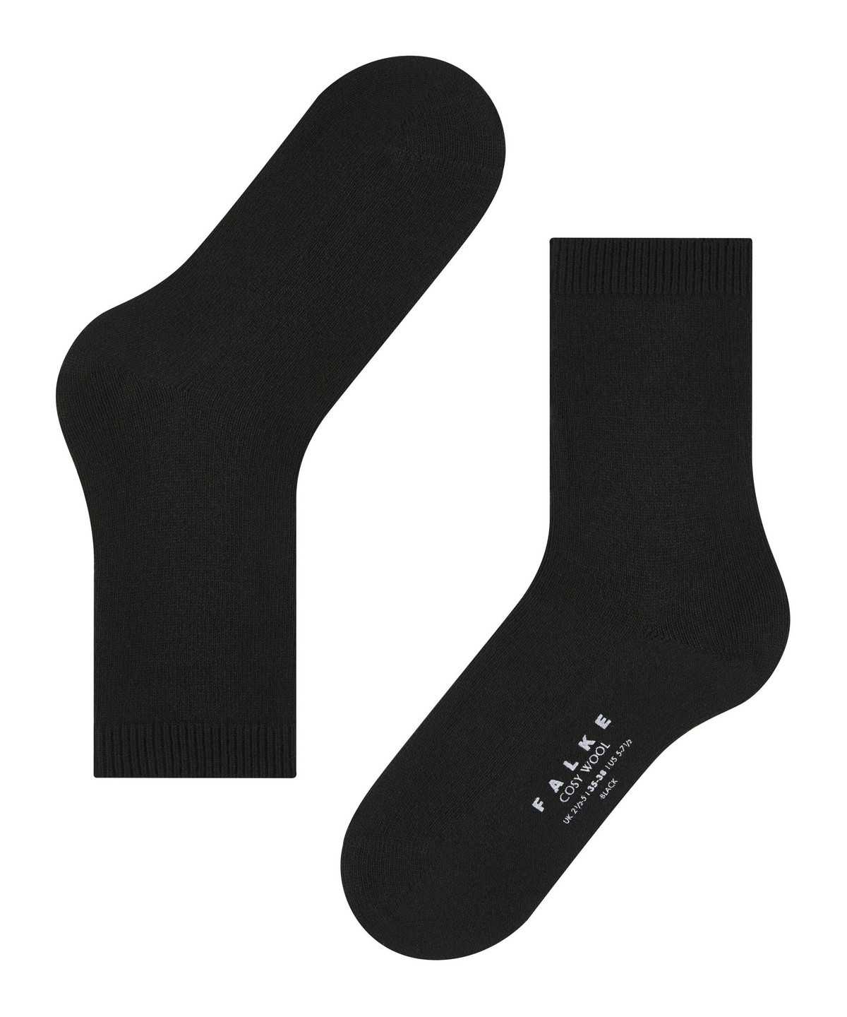 Falke Cosy Wool Socks Socken Damen Schwarz | 7492856-CB