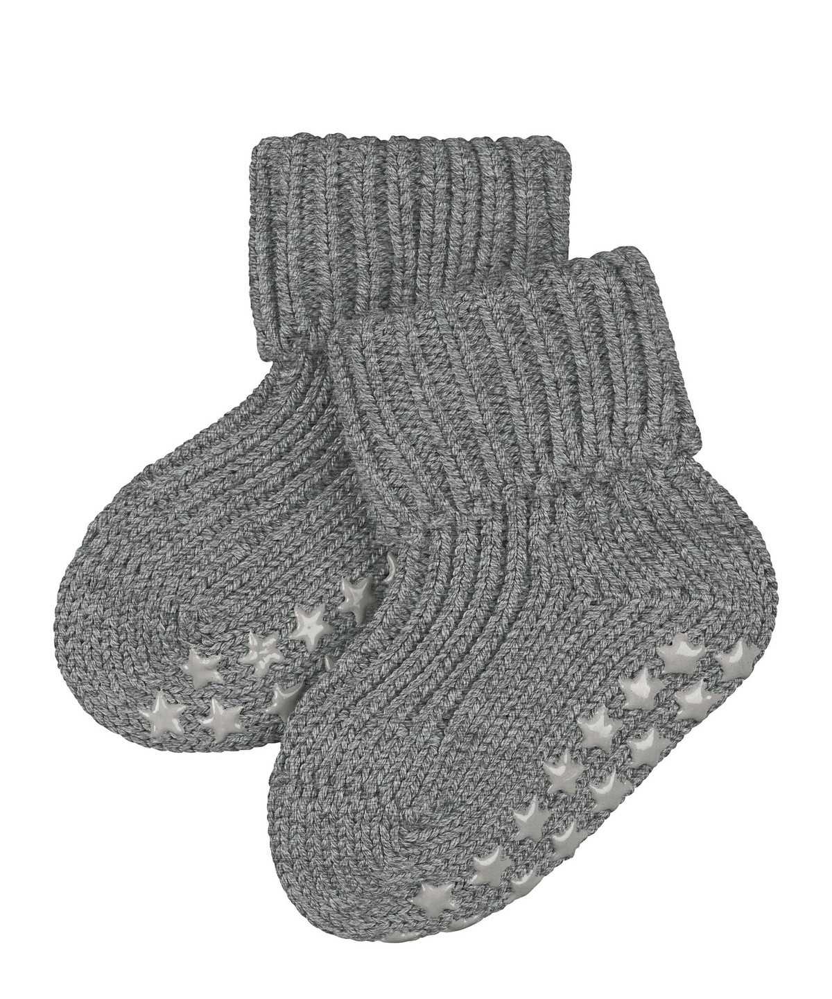 Falke Cotton Catspads House socks Socken Baby Grau | 1560347-PM