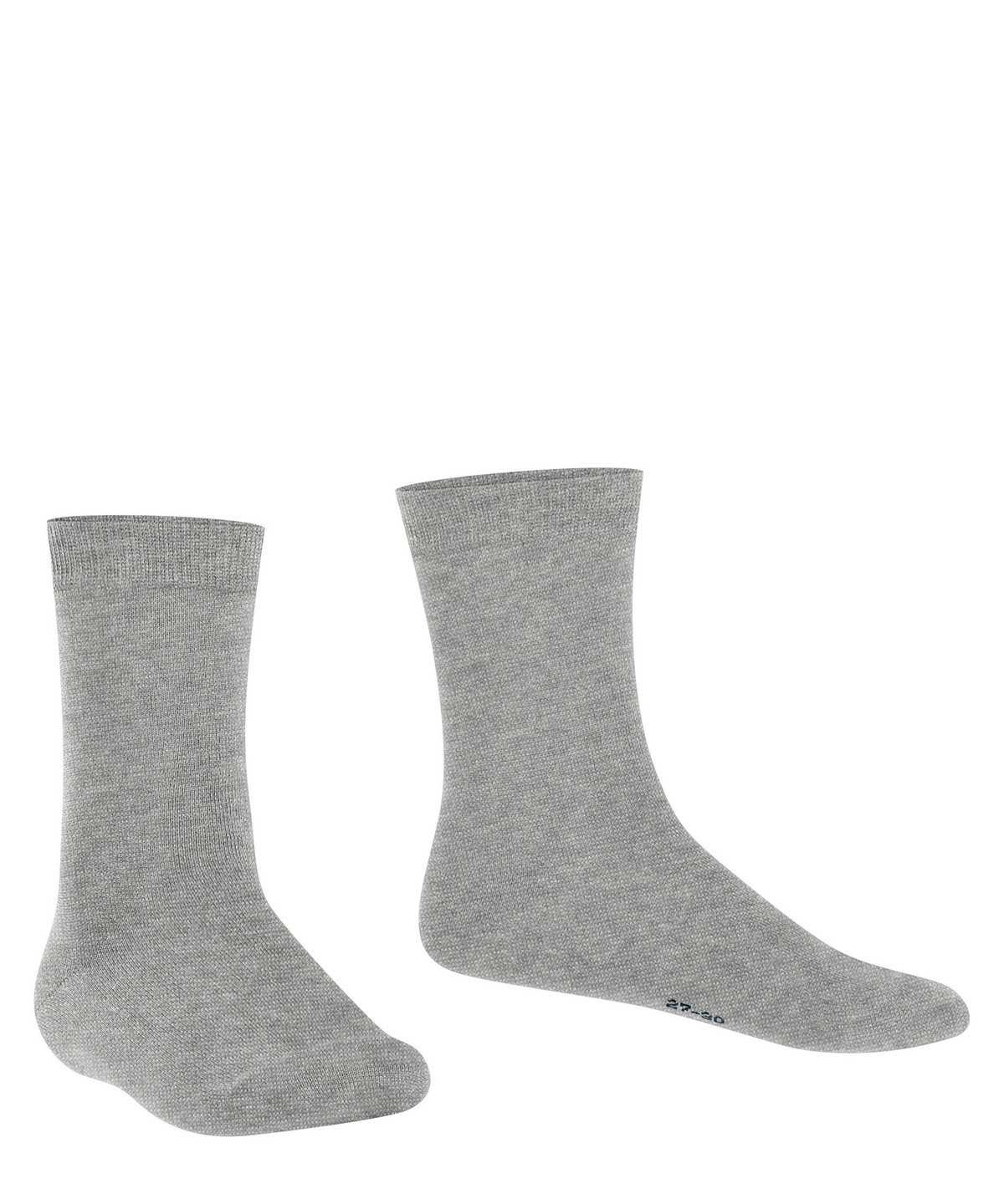 Falke Cotton Finesse Socks Socken Kinder Grau | 8704156-VG