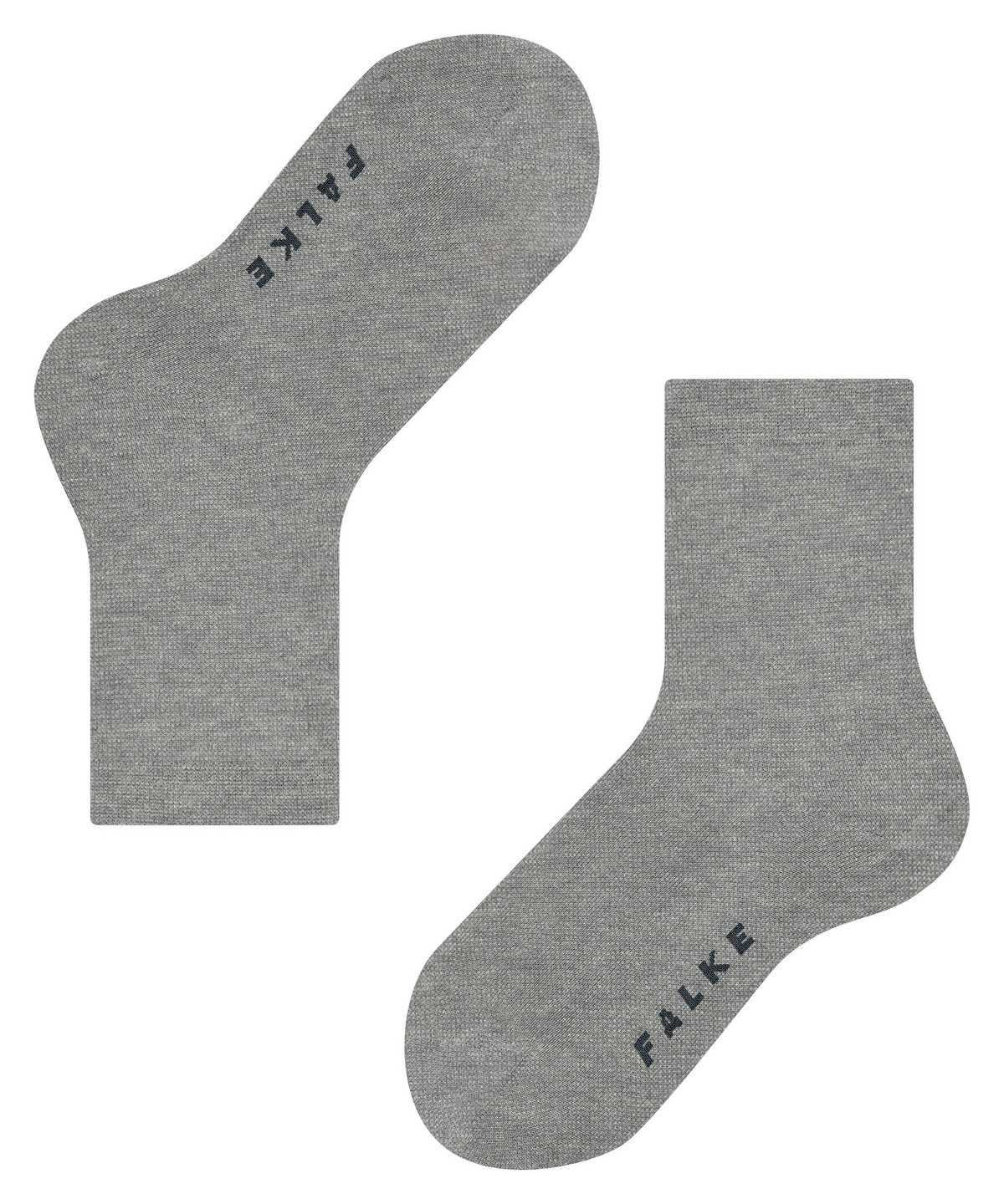 Falke Cotton Finesse Socks Socken Kinder Grau | 8704156-VG