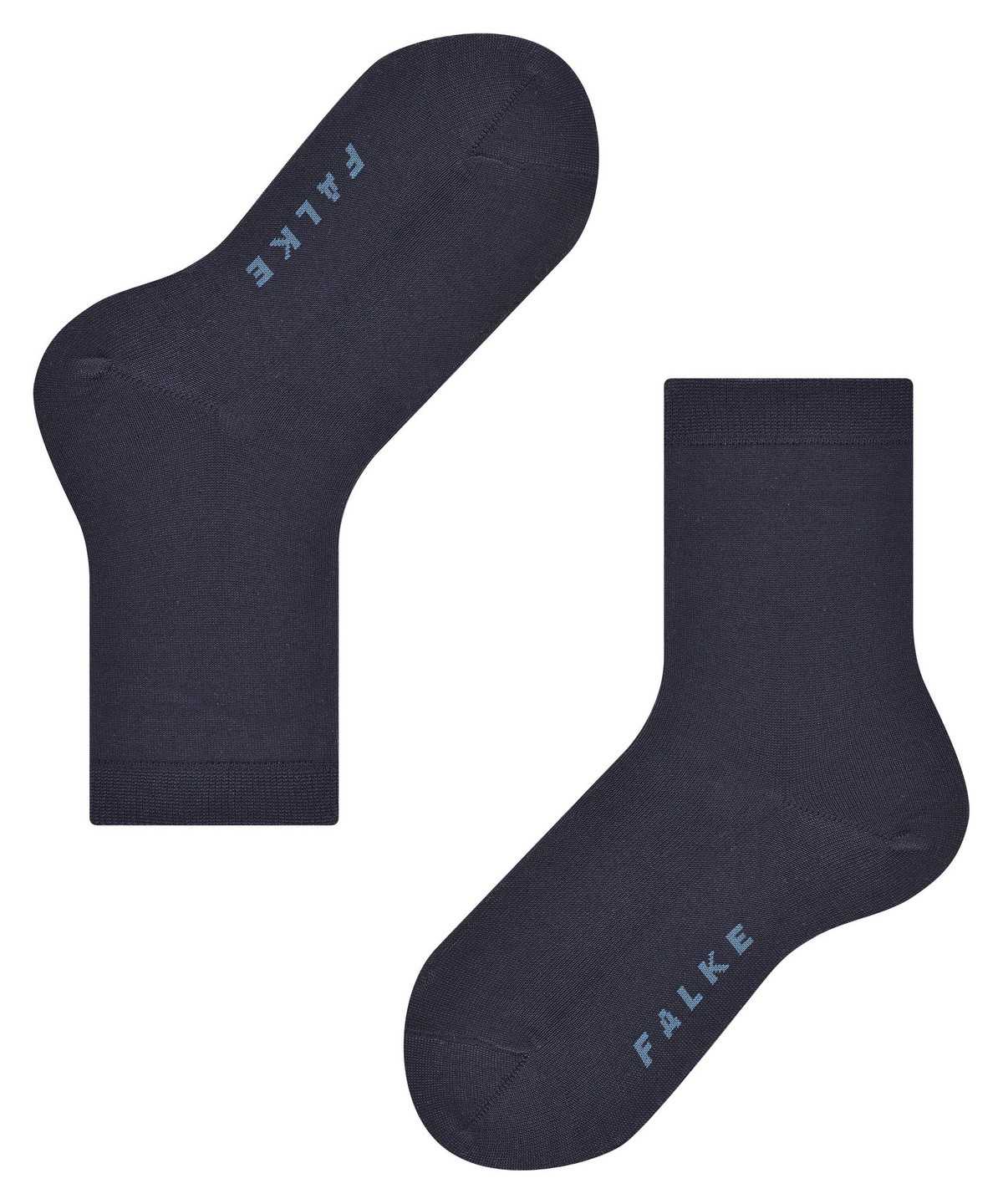 Falke Cotton Finesse Socks Socken Kinder Blau | 9328416-ZL