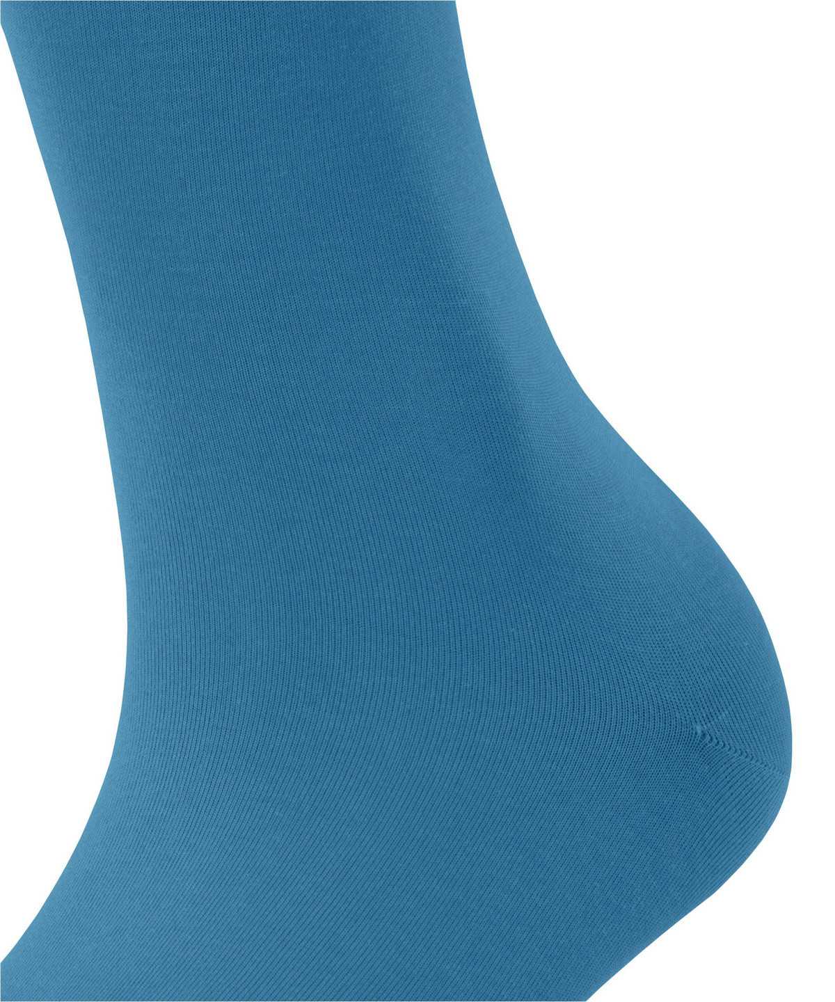 Falke Cotton Touch Knee-high Socks Socken Damen Blau | 3961542-DR