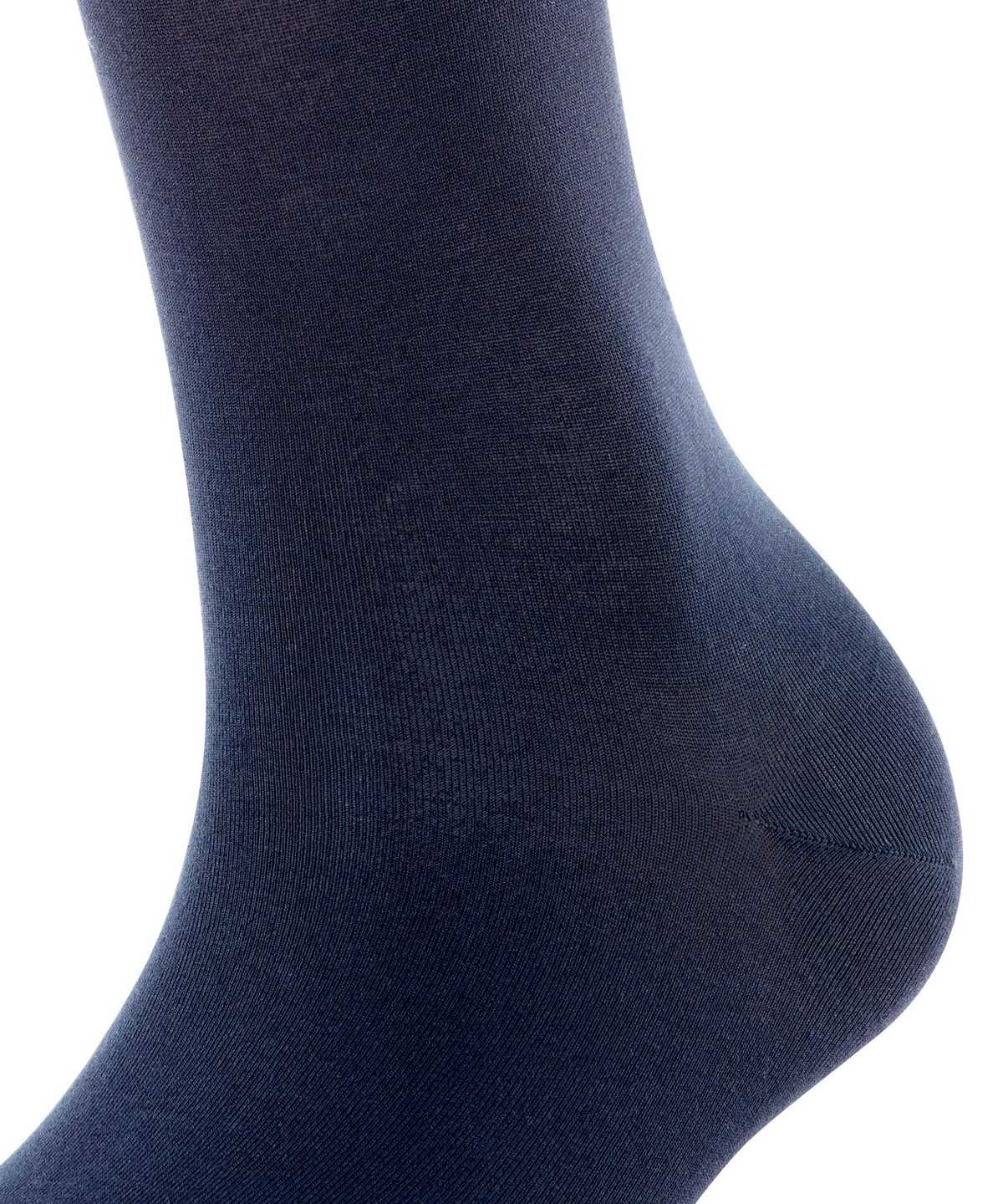 Falke Cotton Touch Knee-high Socks Socken Damen Blau | 1803479-XB