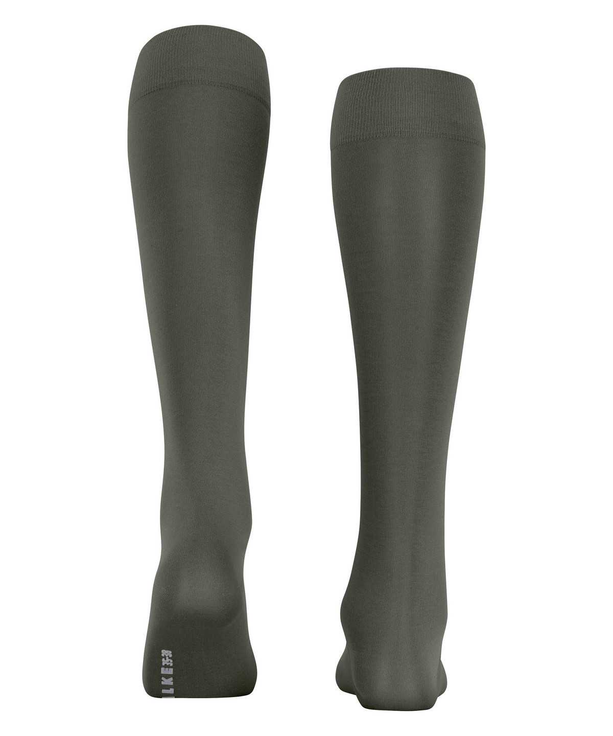 Falke Cotton Touch Knee-high Socks Socken Damen Grün | 2730694-YD