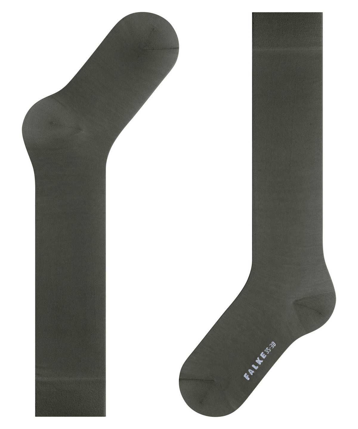 Falke Cotton Touch Knee-high Socks Socken Damen Grün | 2730694-YD