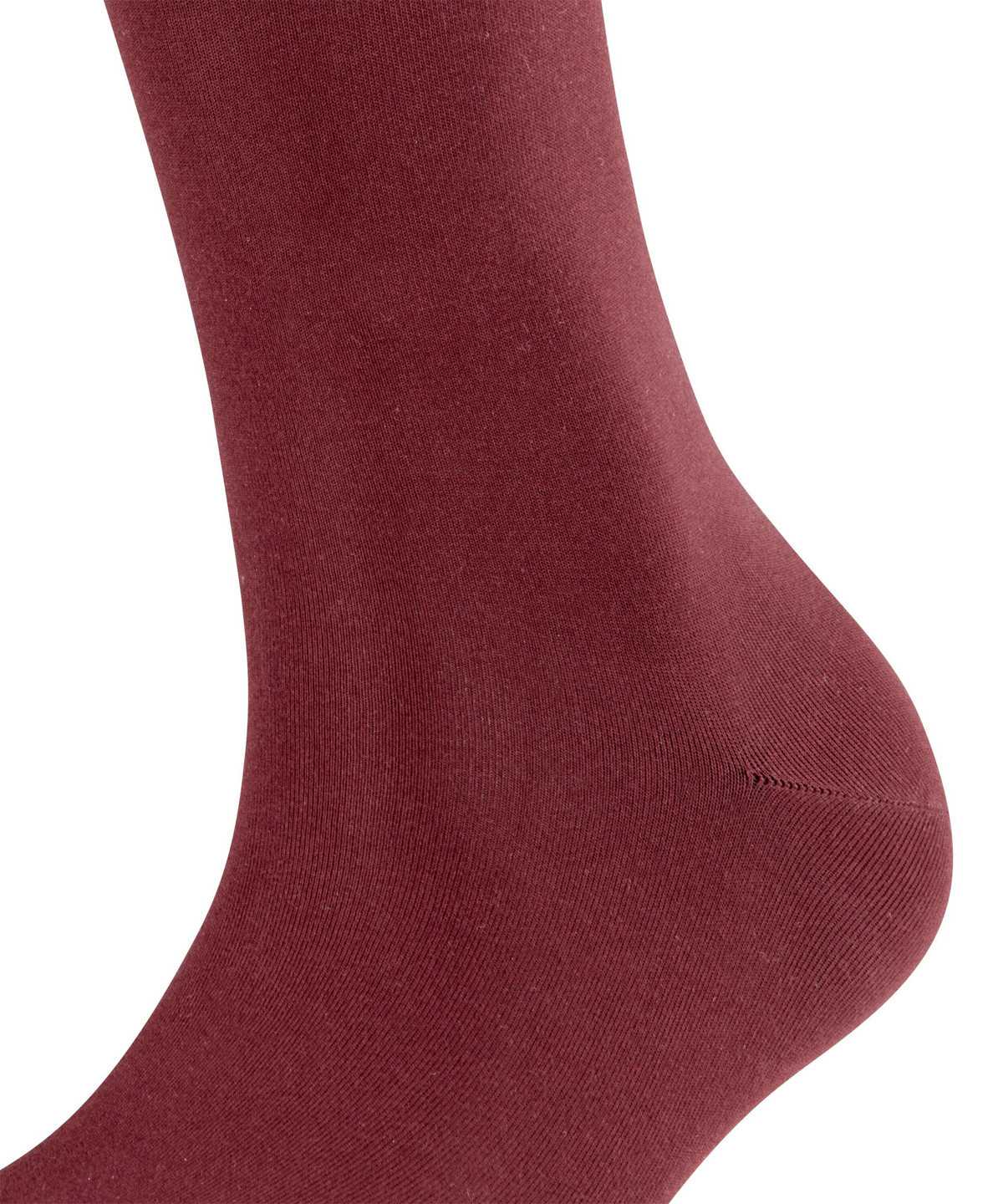 Falke Cotton Touch Knee-high Socks Socken Damen Rot | 1946230-HN