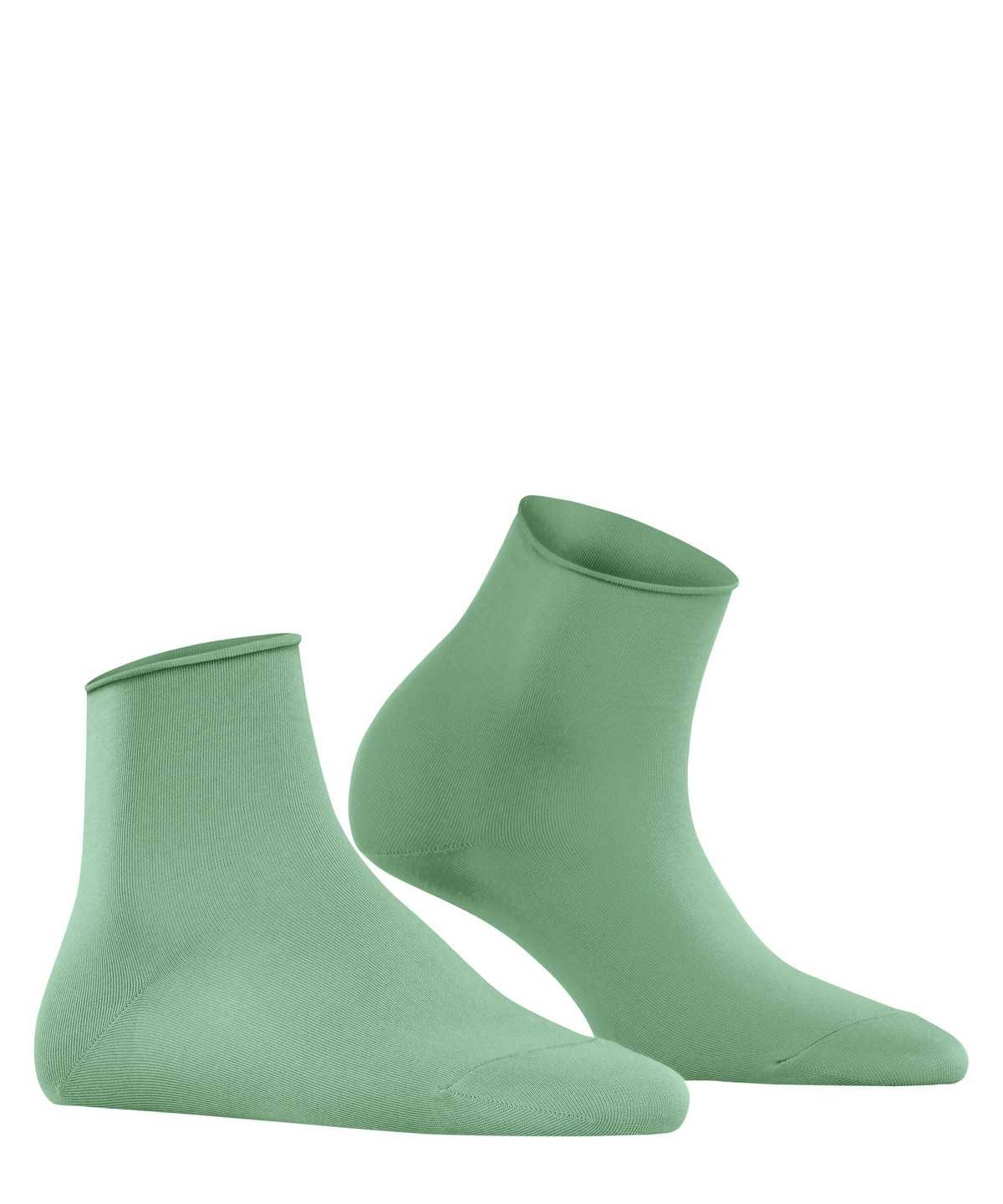 Falke Cotton Touch Short sock Socken Damen Grün | 0813249-LE