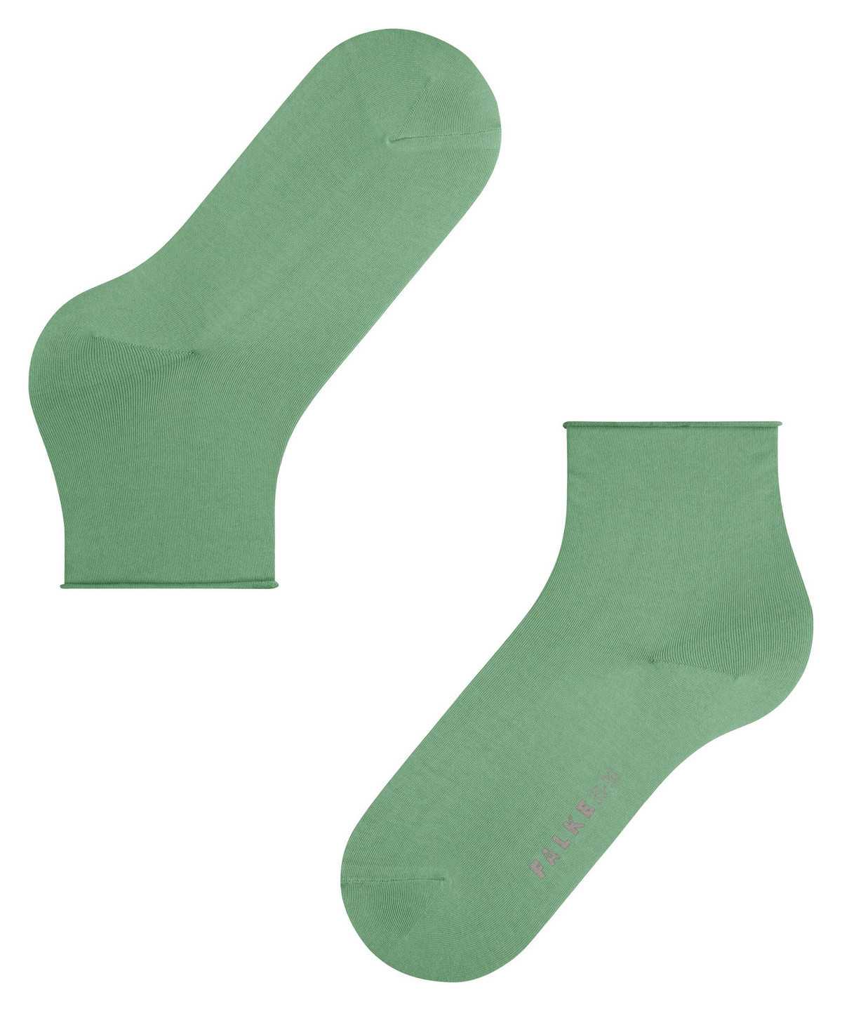 Falke Cotton Touch Short sock Socken Damen Grün | 0813249-LE