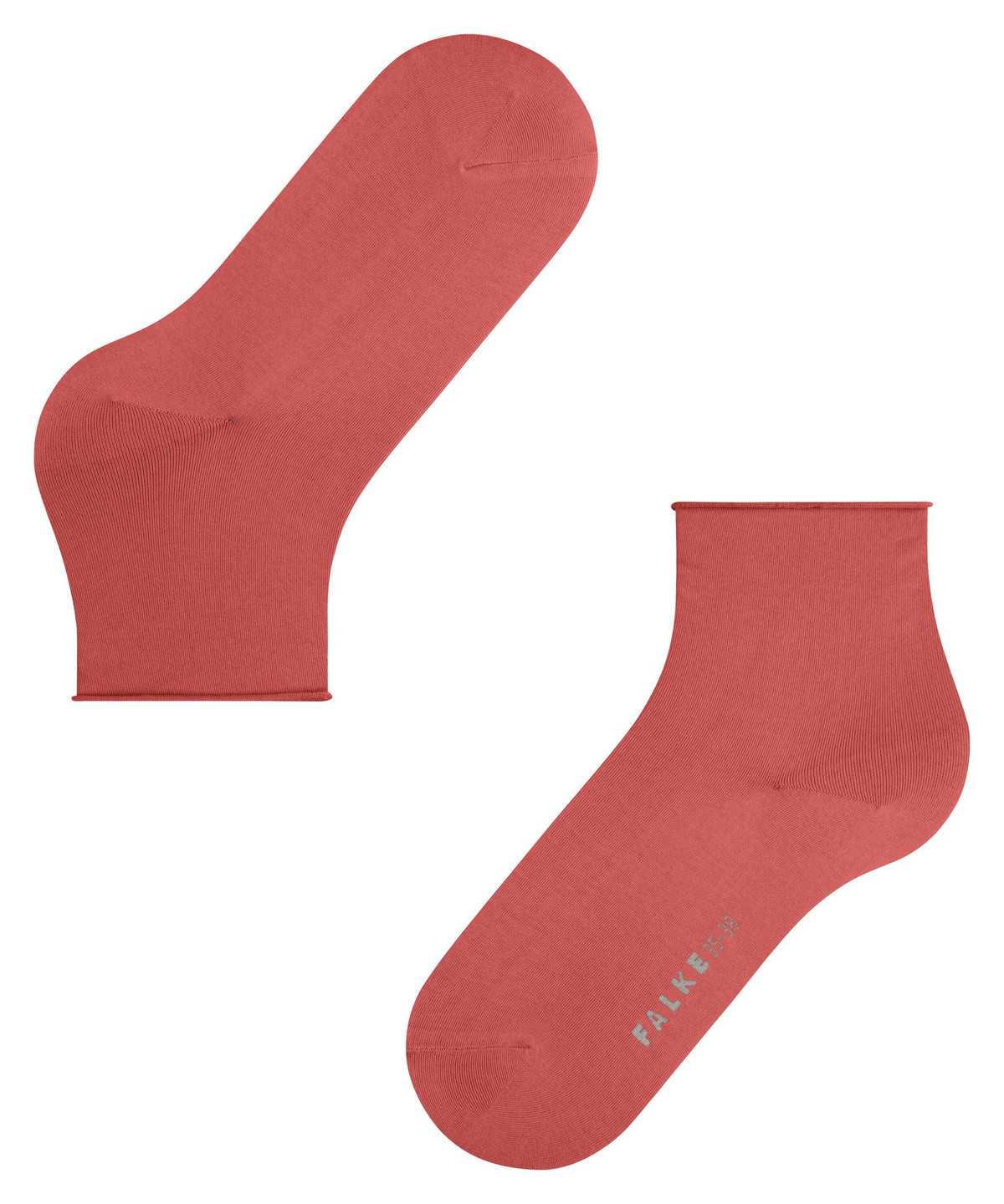 Falke Cotton Touch Short sock Socken Damen Rot | 7462830-WX