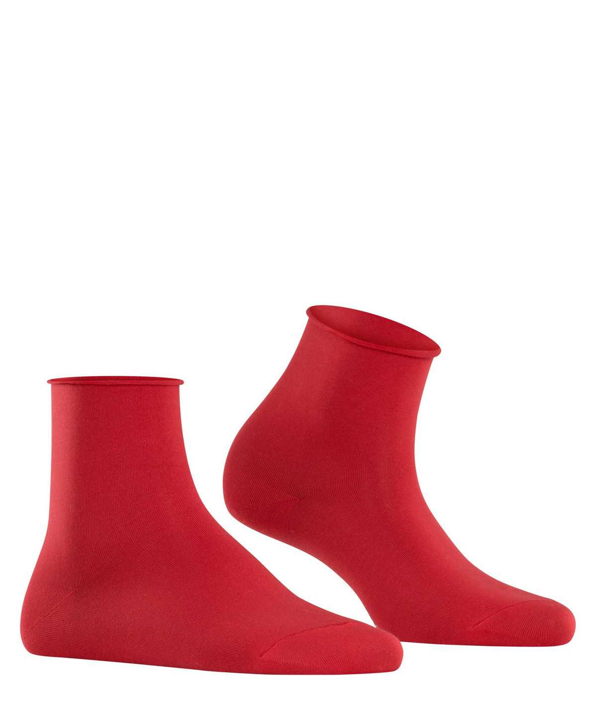 Falke Cotton Touch Short sock Socken Damen Rot | 3768210-DF