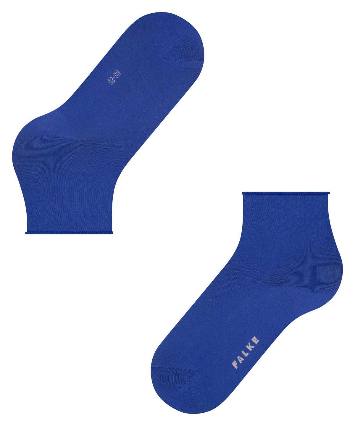 Falke Cotton Touch Short sock Socken Damen Blau | 6827935-OX