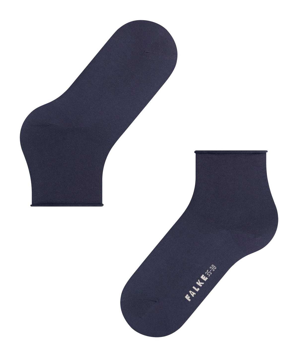 Falke Cotton Touch Short sock Socken Damen Blau | 9053487-TY