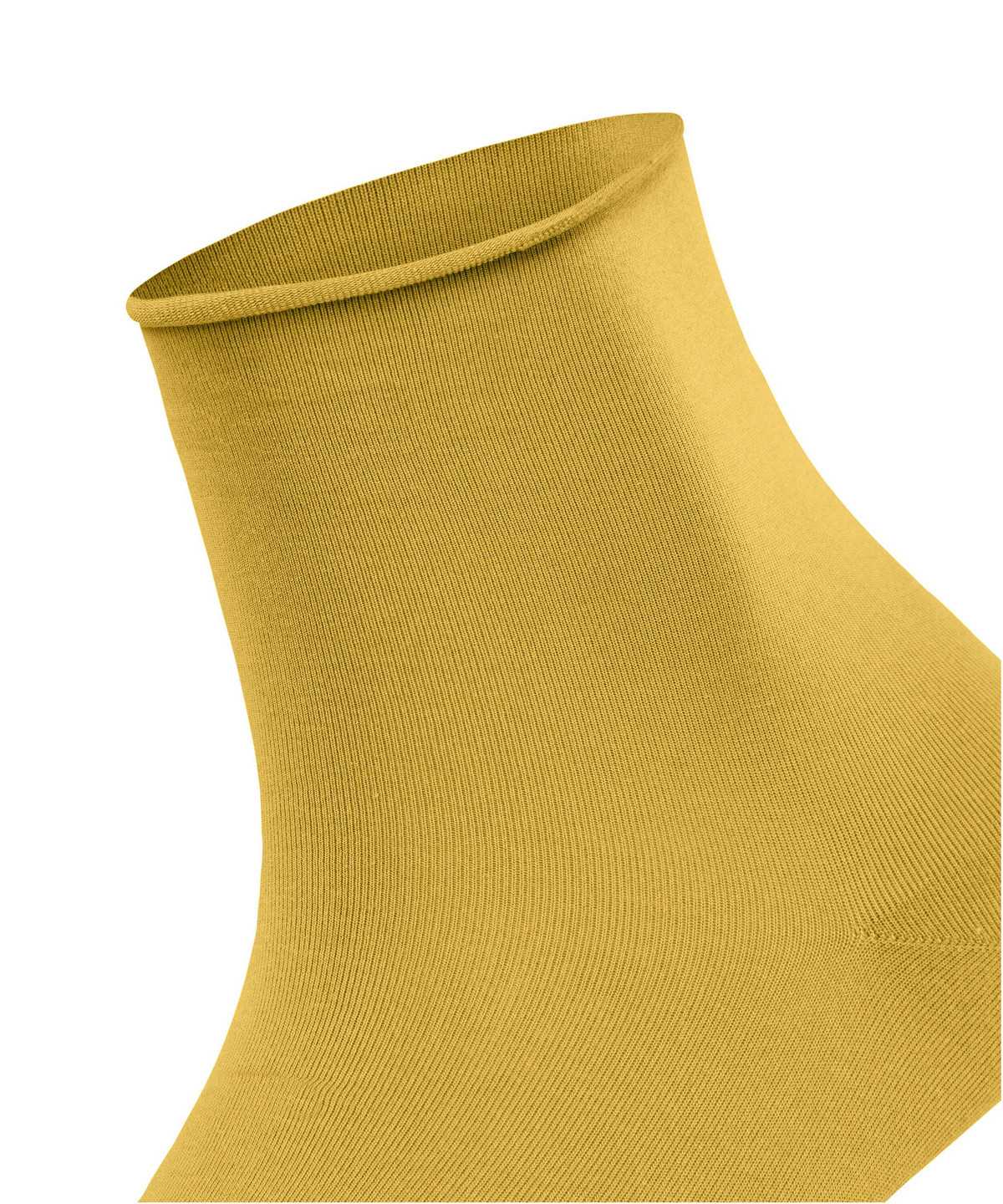 Falke Cotton Touch Short sock Socken Damen Gelb | 8741236-RP