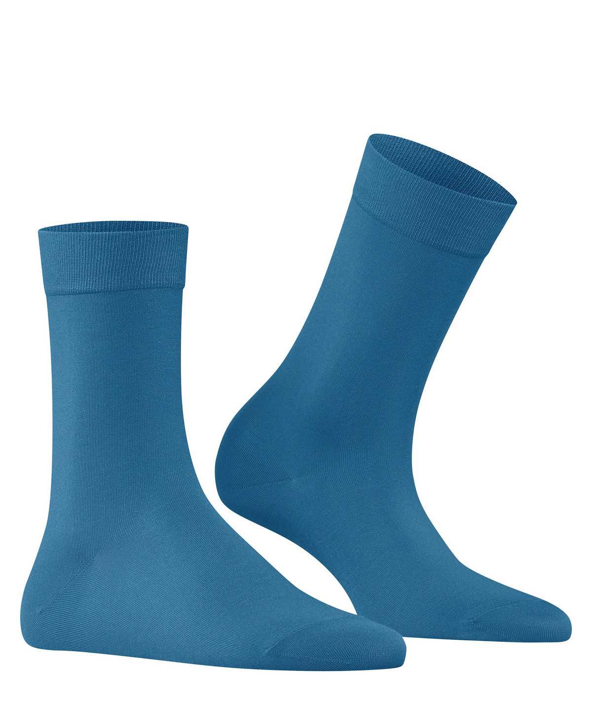 Falke Cotton Touch Socks Socken Damen Blau | 8472395-FC