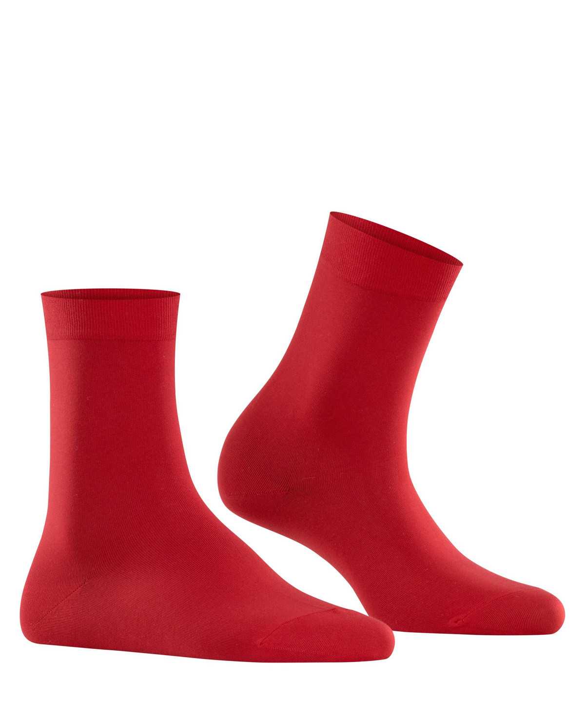 Falke Cotton Touch Socks Socken Damen Rot | 8032765-TO