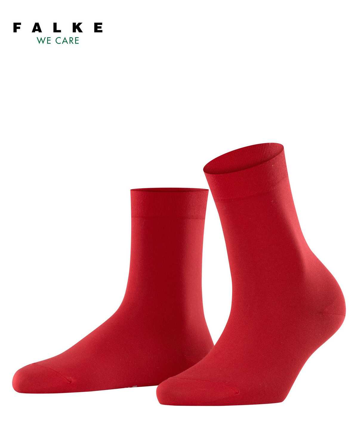 Falke Cotton Touch Socks Socken Damen Rot | 8032765-TO