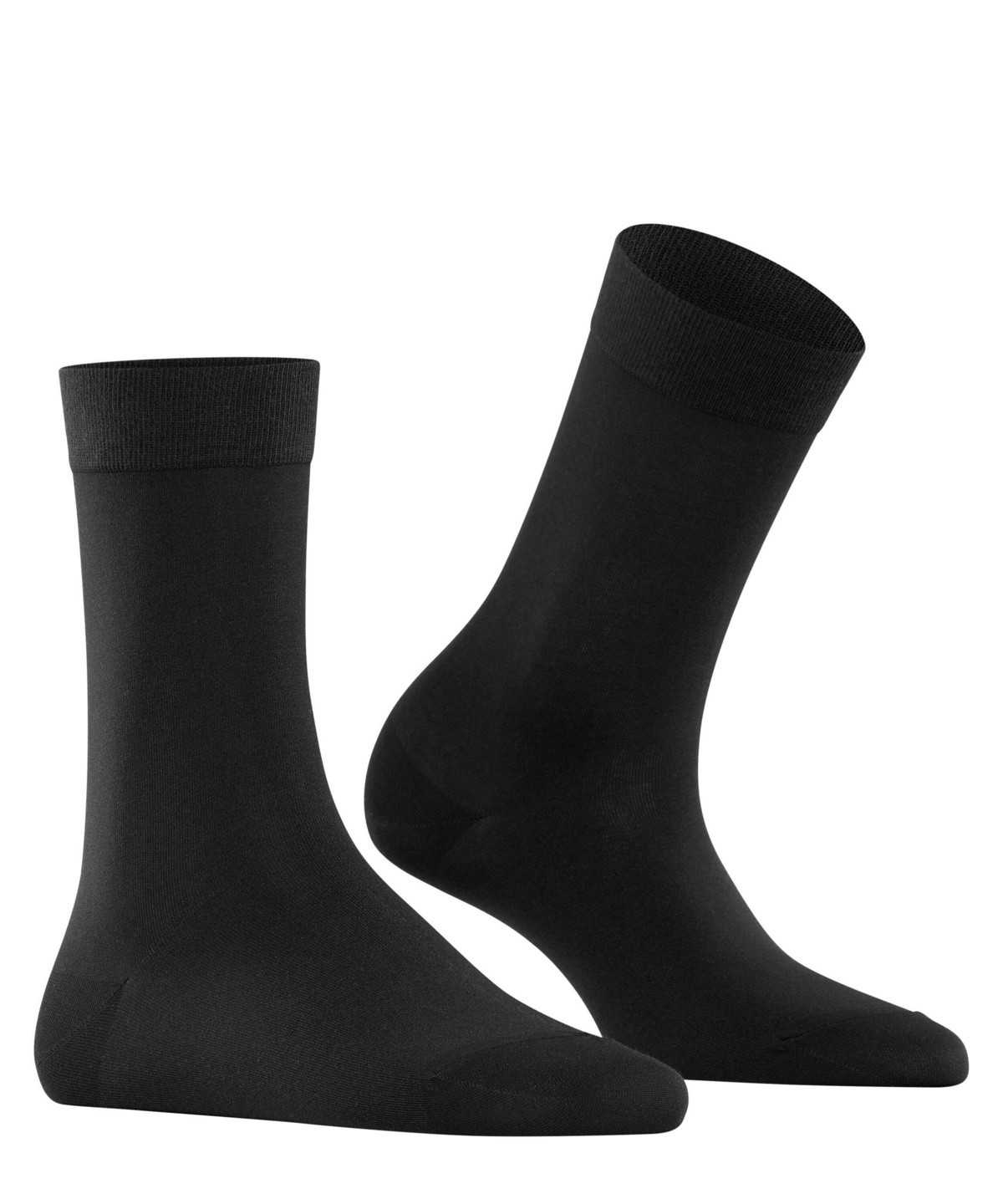 Falke Cotton Touch Socks Socken Damen Schwarz | 6582940-SR