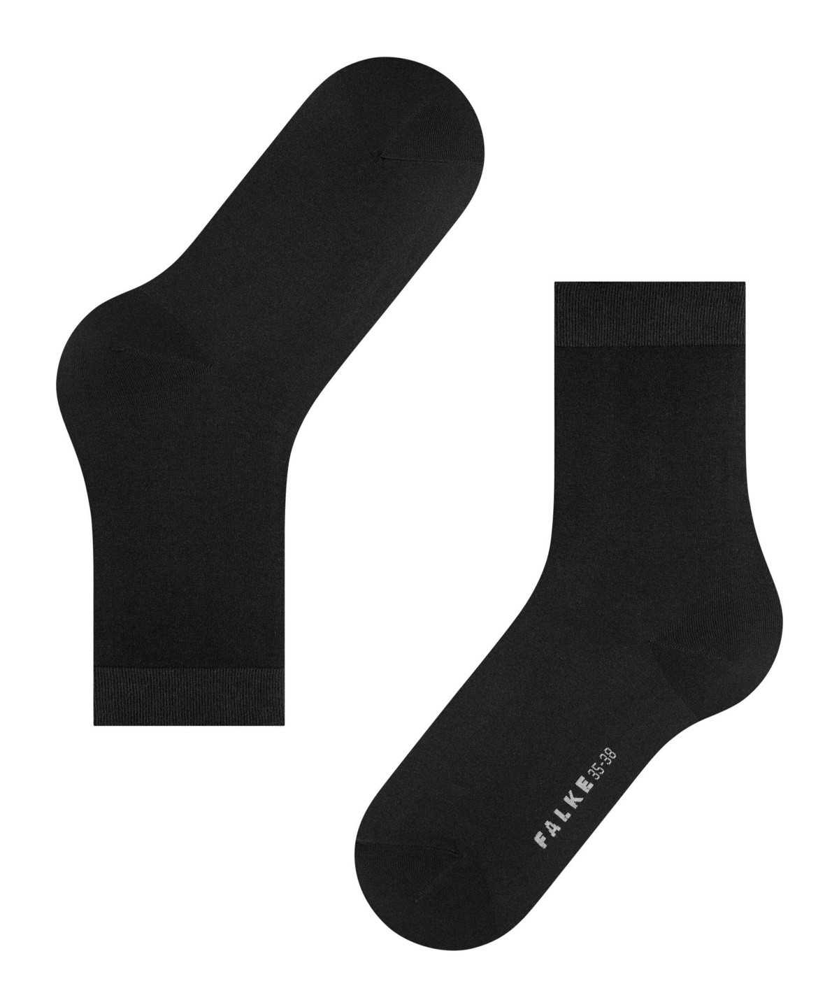 Falke Cotton Touch Socks Socken Damen Schwarz | 6582940-SR