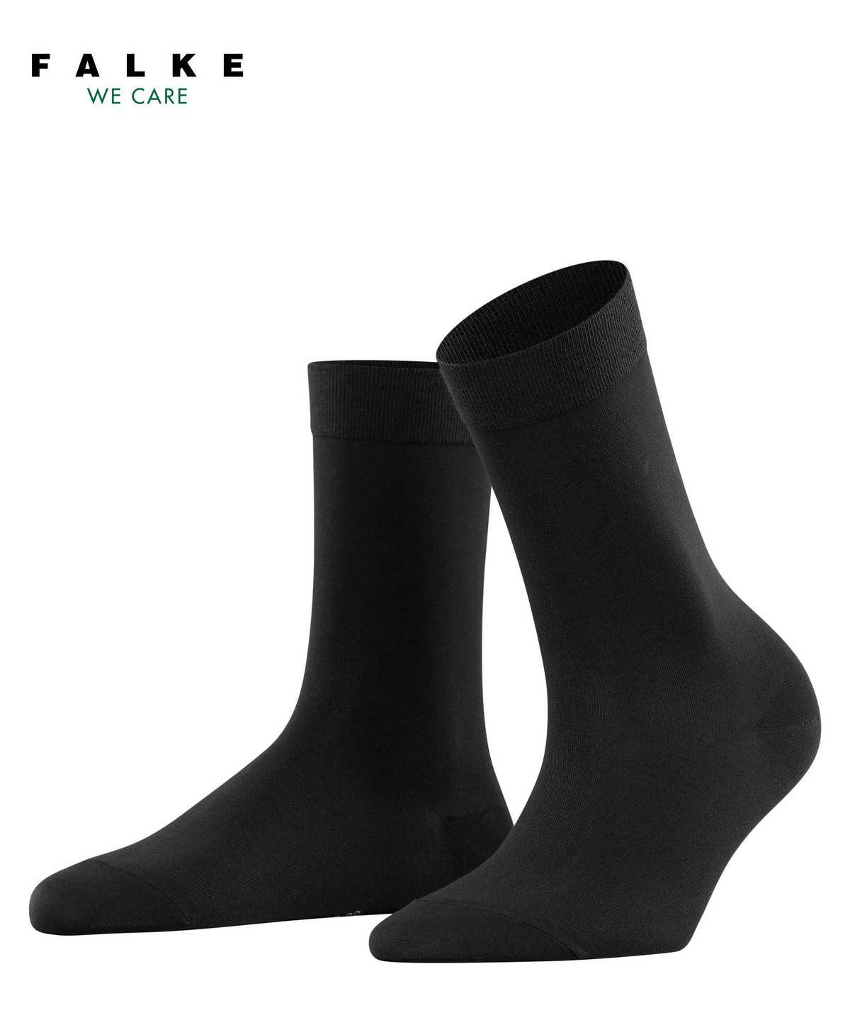 Falke Cotton Touch Socks Socken Damen Schwarz | 6582940-SR