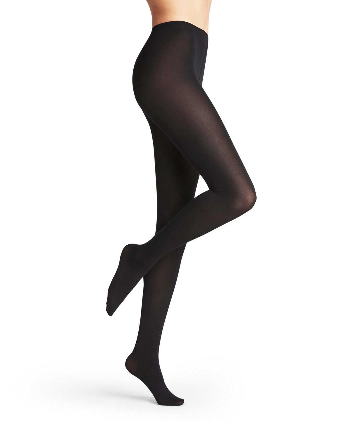 Falke Cotton Touch Tights Tights Damen Schwarz | 1392450-ZU