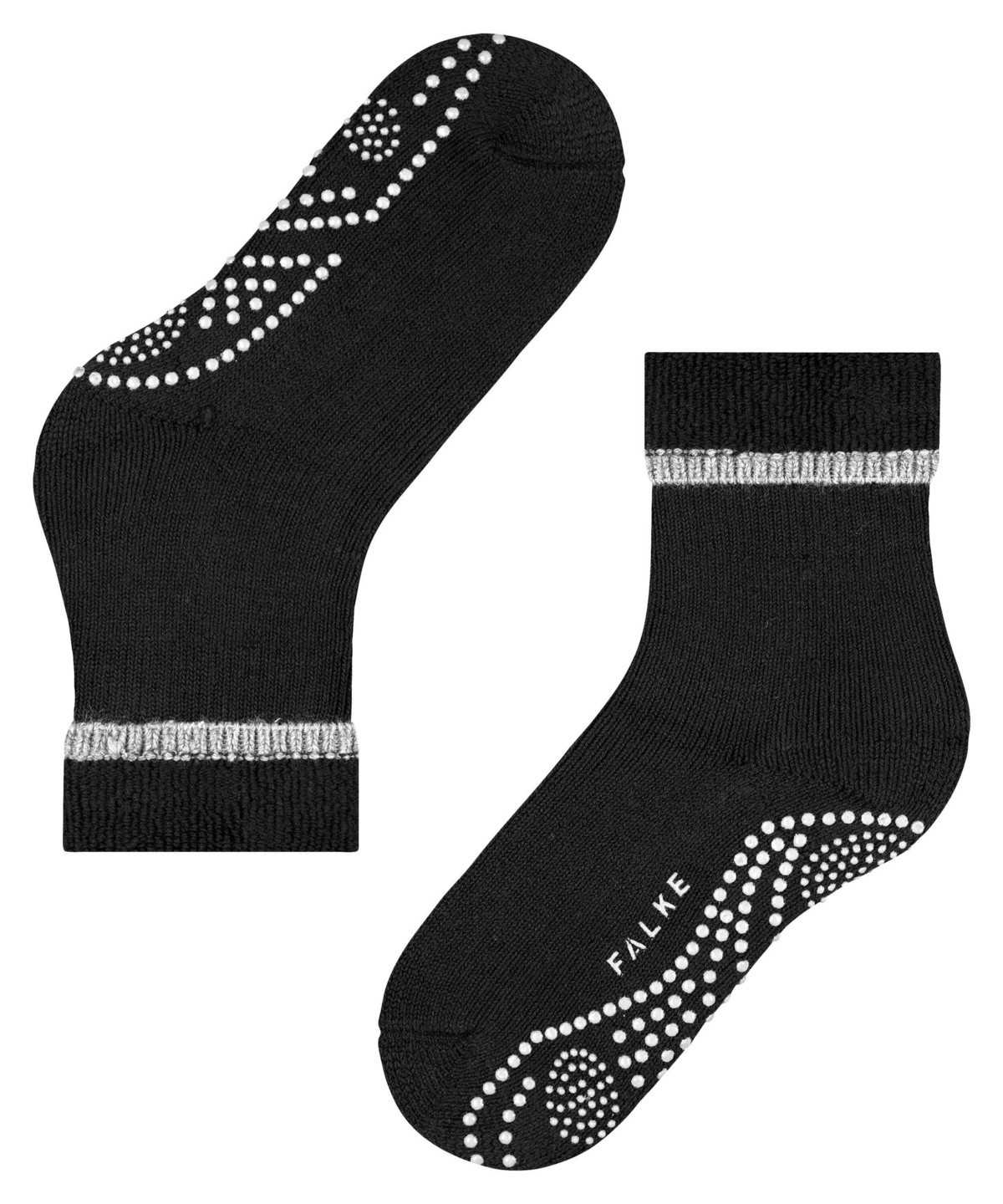 Falke Cuddle Pads House socks Socken Damen Schwarz | 1426873-QG