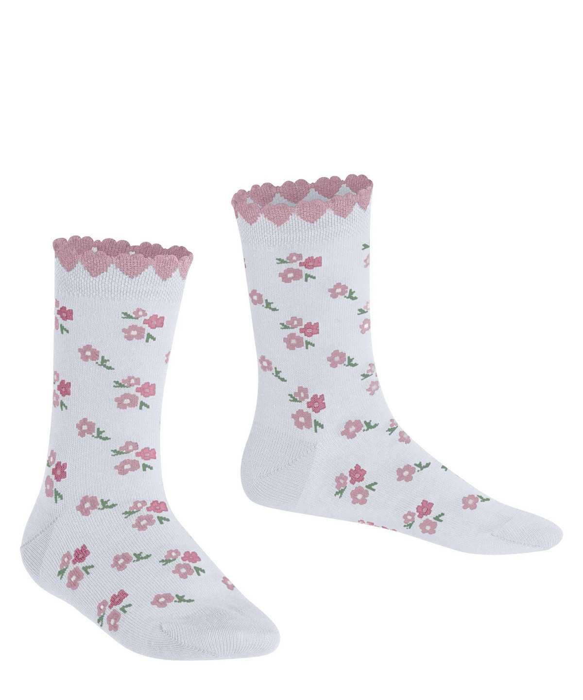 Falke Ditsy Flowers Socks Socken Kinder Weiß | 7210634-TP