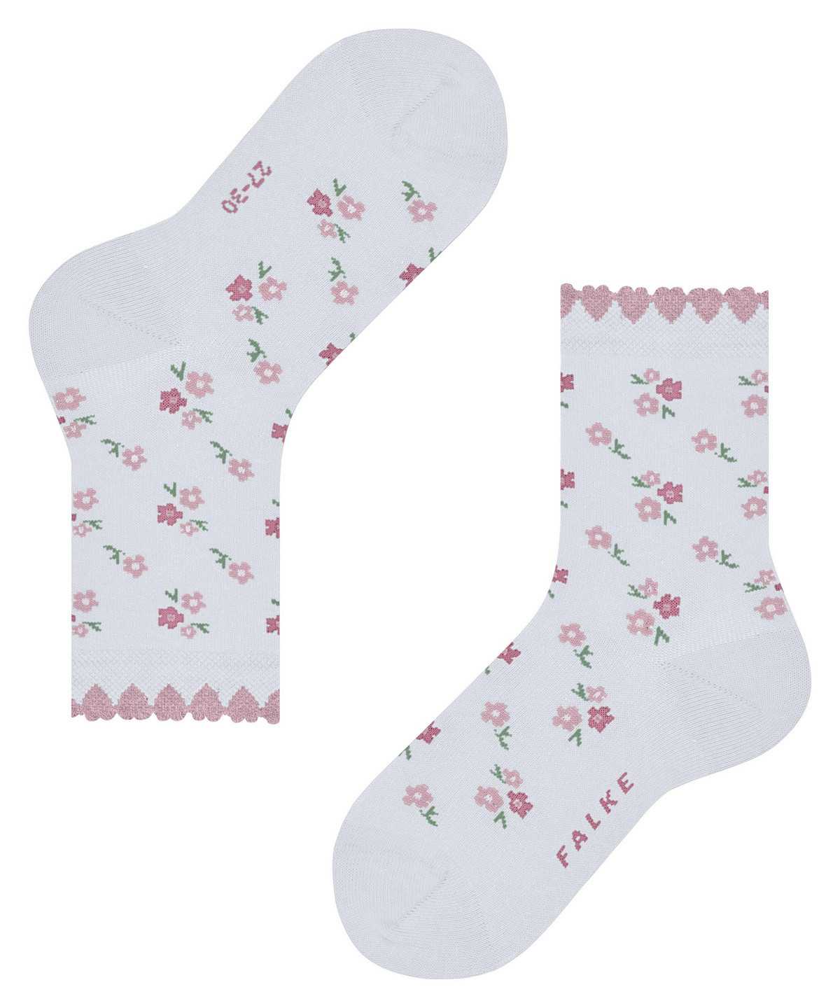 Falke Ditsy Flowers Socks Socken Kinder Weiß | 7210634-TP