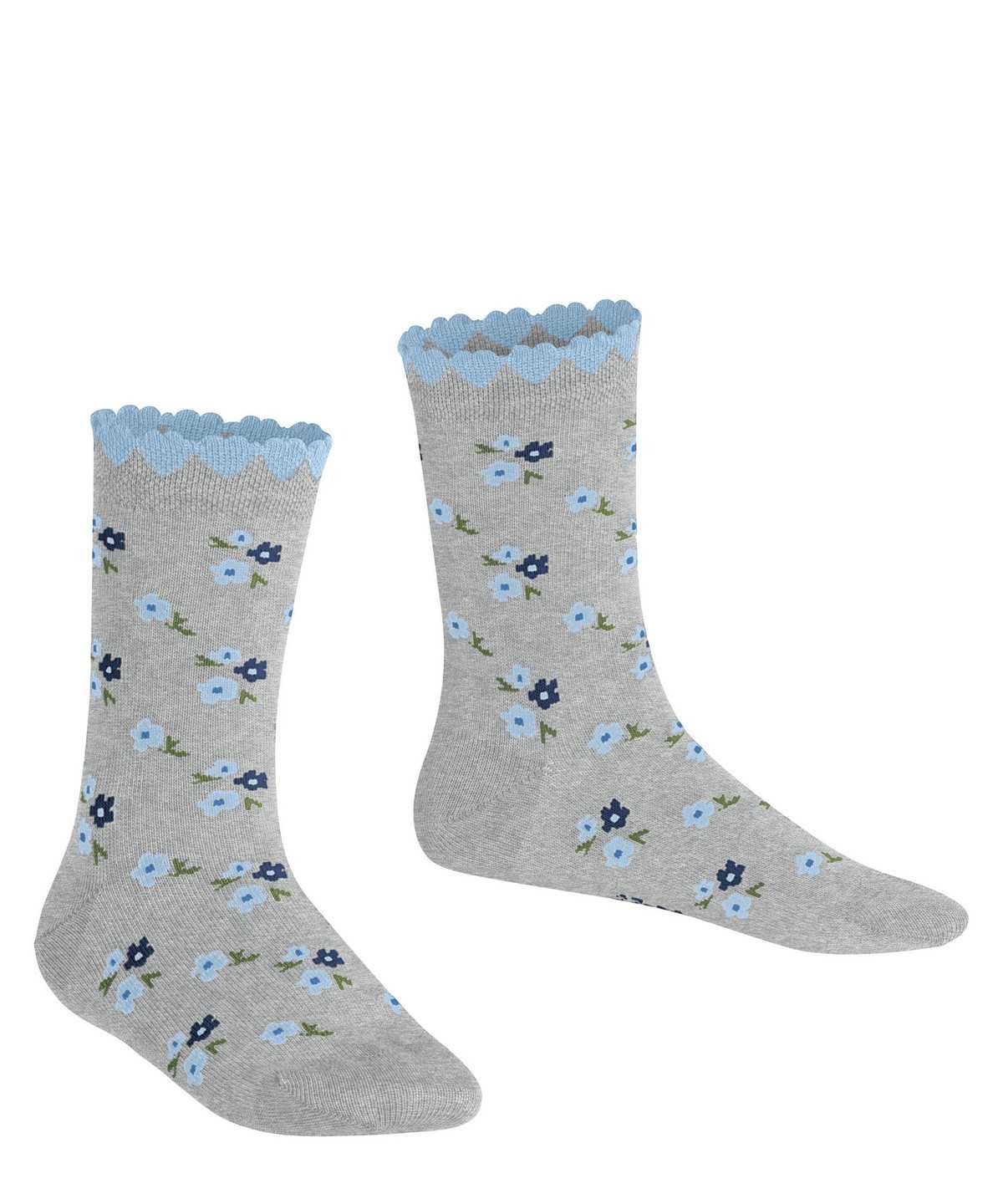 Falke Ditsy Flowers Socks Socken Kinder Grau | 2697031-BR